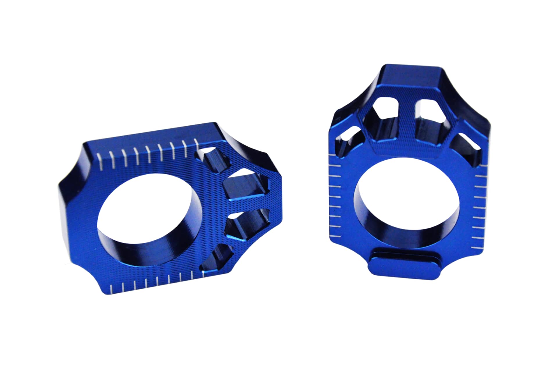 Blocs d'essieux Scar - couleur bleu Yamaha - Scar - Motocross Parts