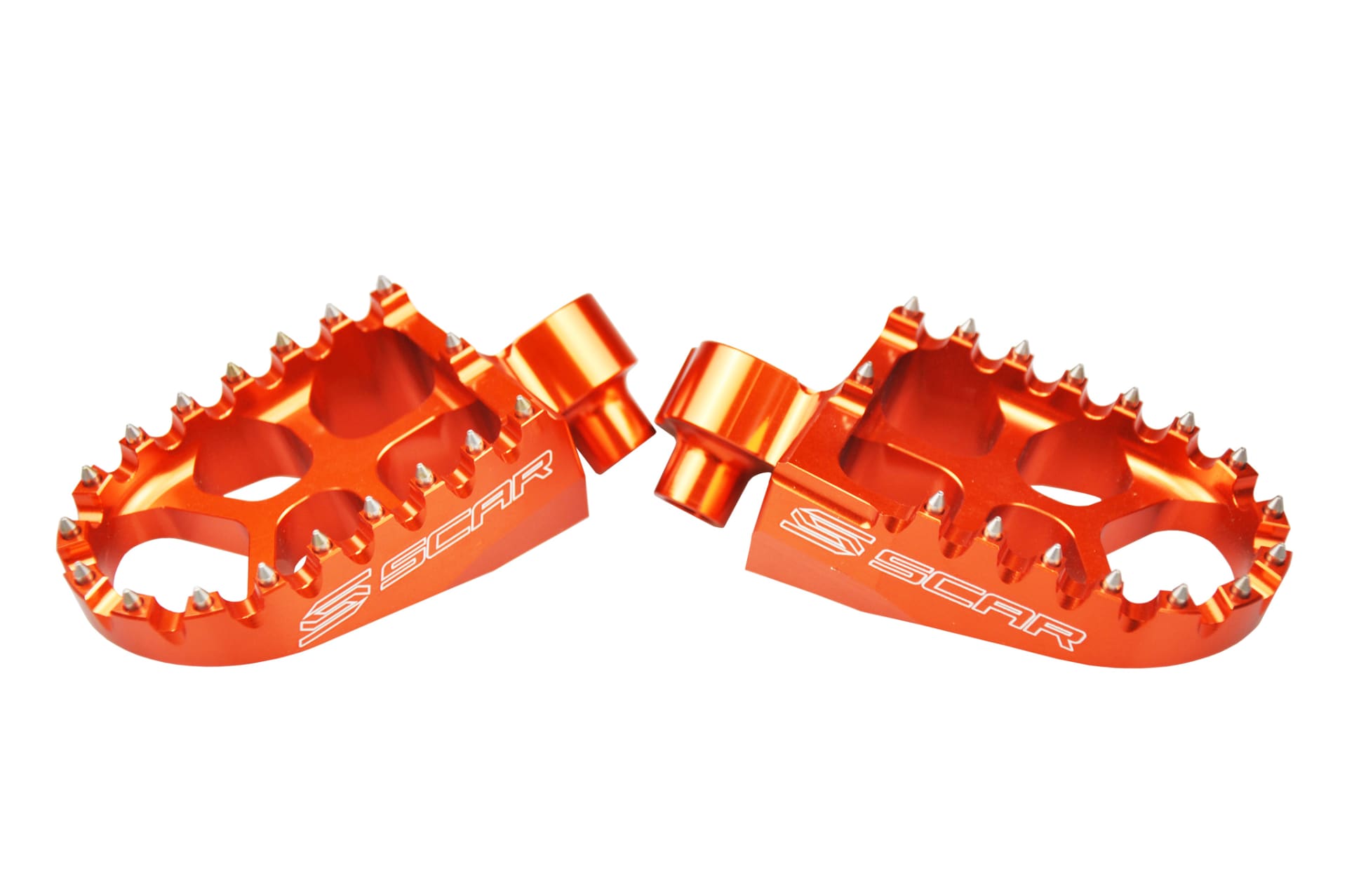Scar Evolution Fotpinnar - SKtm/Husab./Husq./Sherco/Beta 05-17 Orange färg - Scar - Motocross Parts