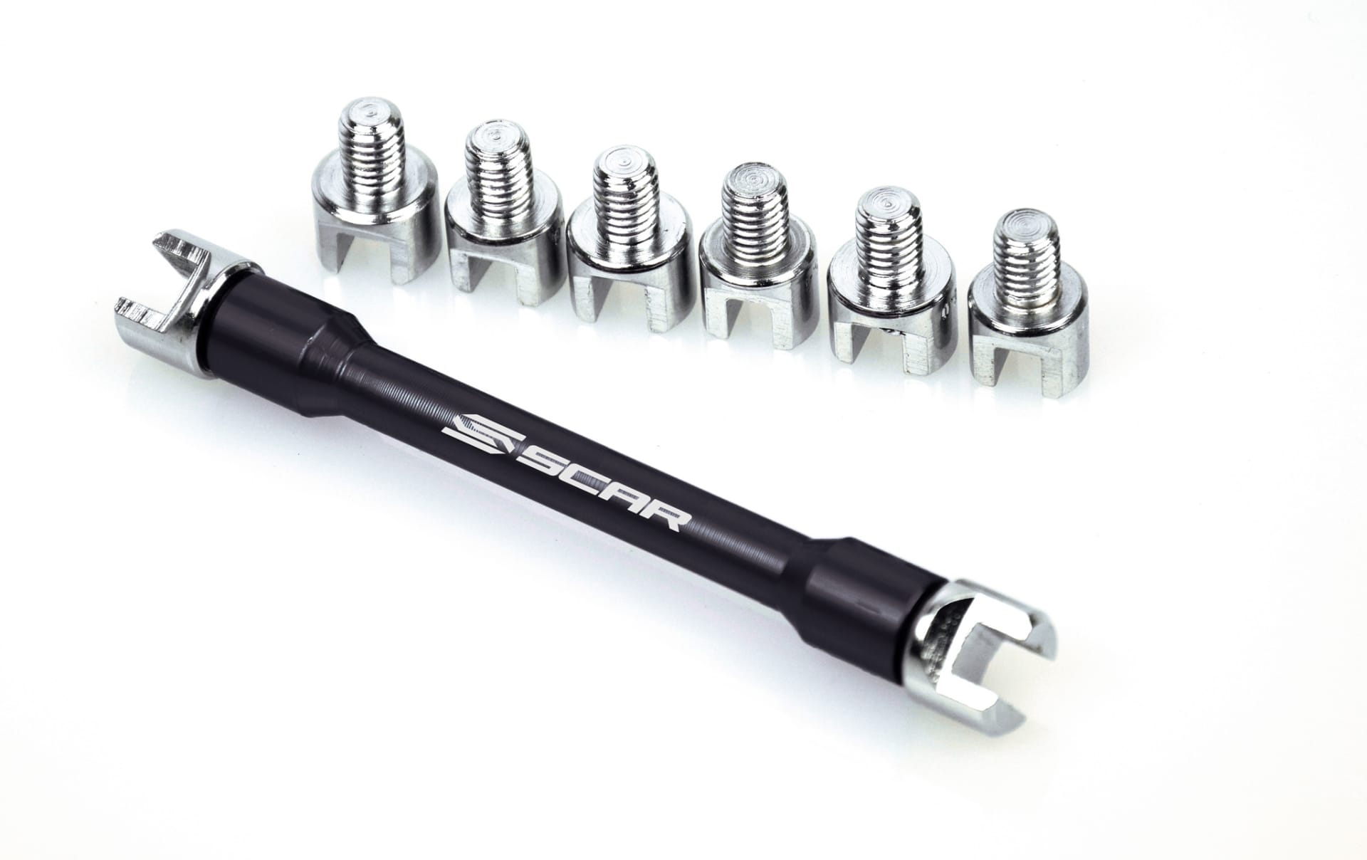 Kit de clés à rayons - contient 5,4mm / 5,6mm / 5,8mm / 6mm / 6,2mm / 6,4mm / 6 - Scar - Motocross Parts
