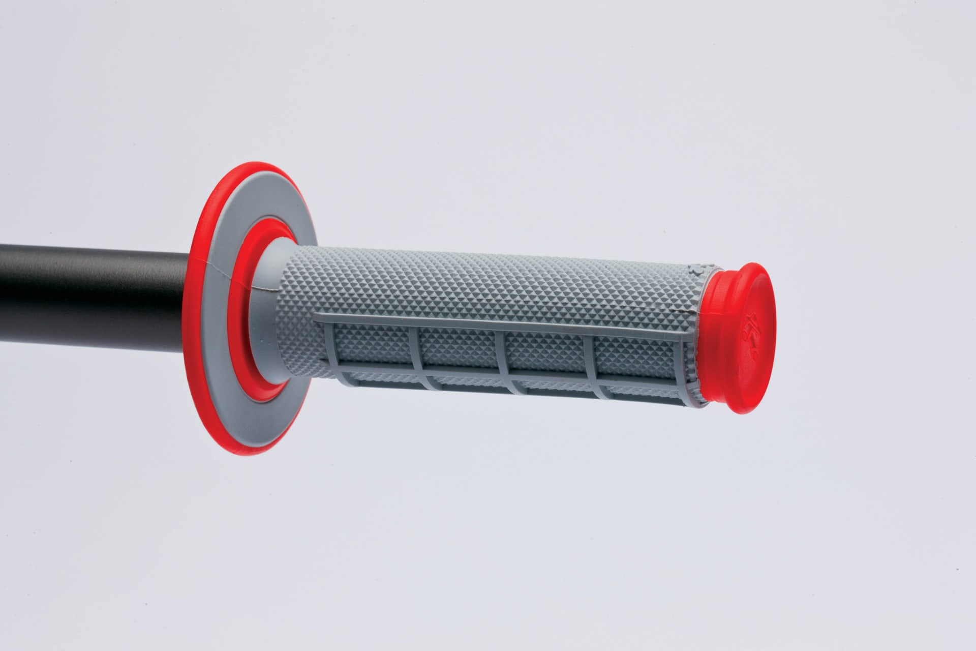 Renthal Grips Duallayer Diamond Half Waffle Red - Renthal - Motocross Parts