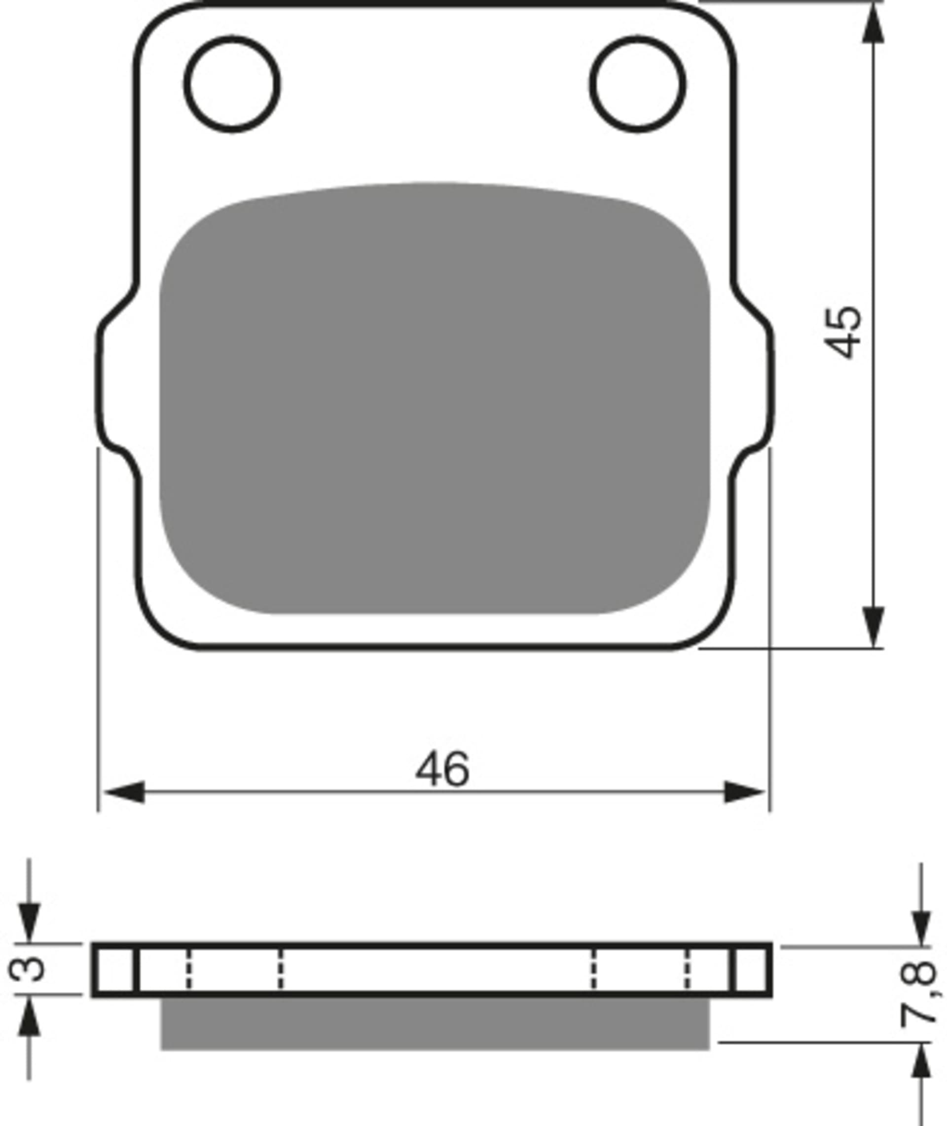GOLDFREN Brake Pads 007 Ceramic Carbon K1 - Goldfren
