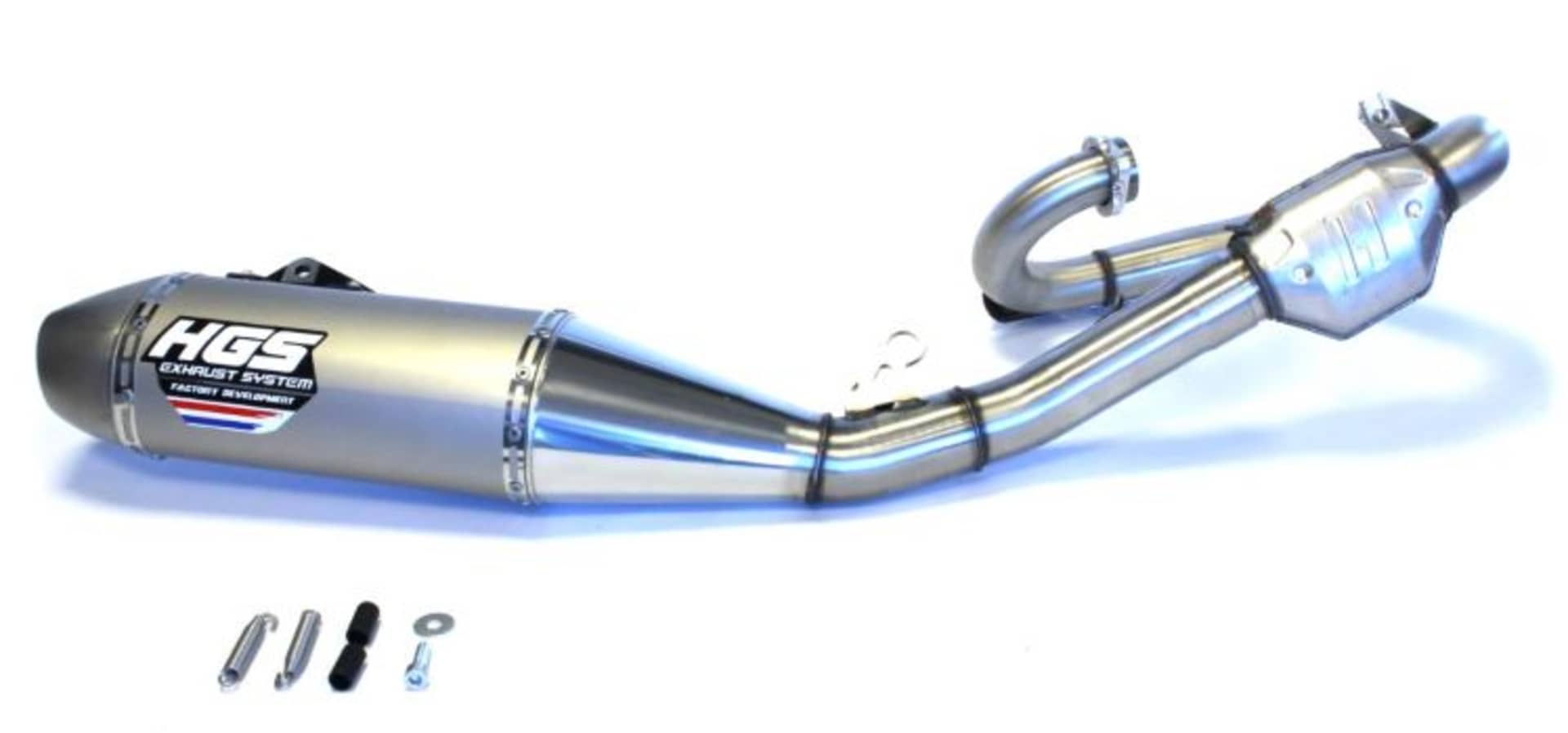 HGS avgassystem 4T komplett uppsättning YZF450 2023- - HGS - Motocross Parts