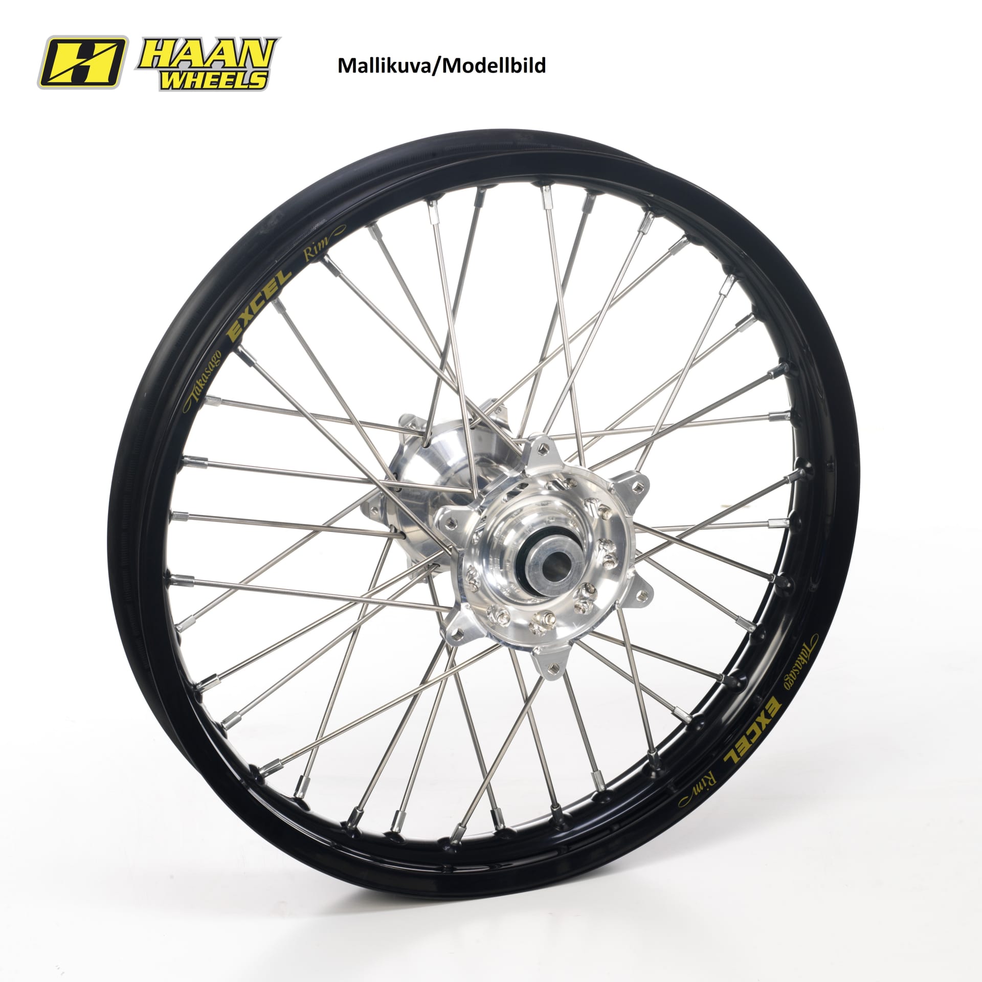 Roue Haan Husqvarna FC 16-22 19-2,15 moyeu alu/jante noire - Haan Wheels