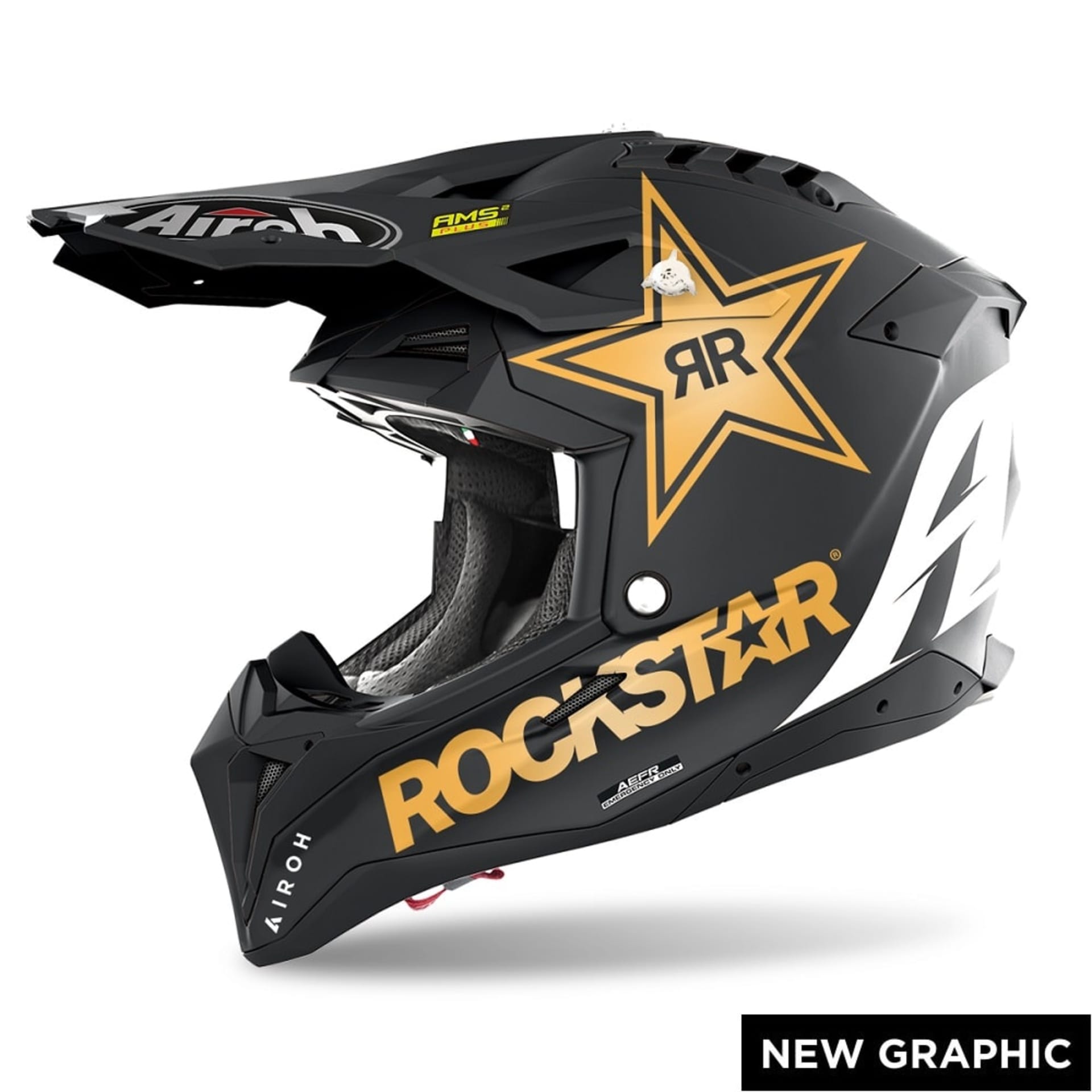 Casque Airoh Aviator 3 Rockstar 2022 - Airoh - Motocross Parts