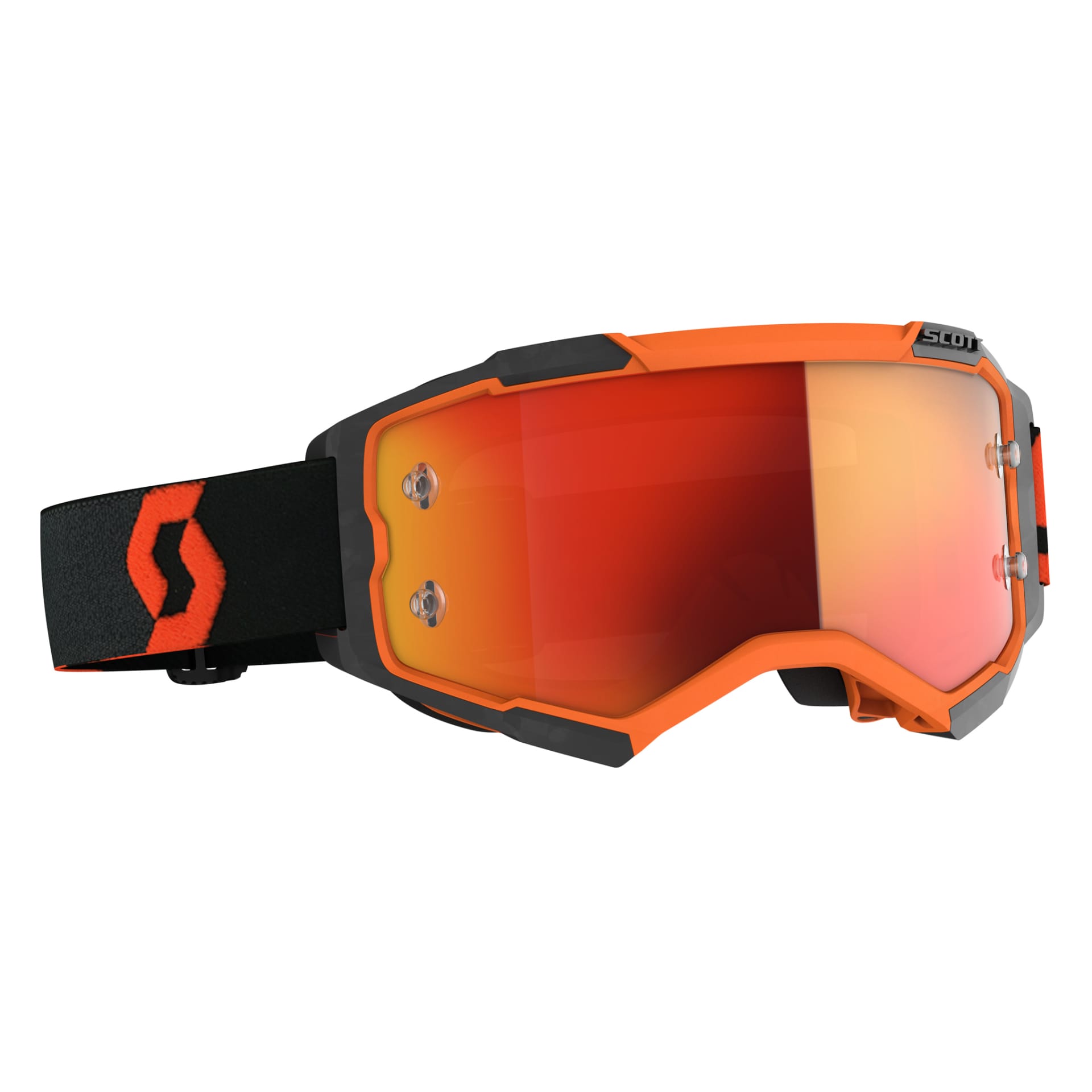 Scott Goggle MX Fury orange/black orange chrome works - Scott - Motocross Parts