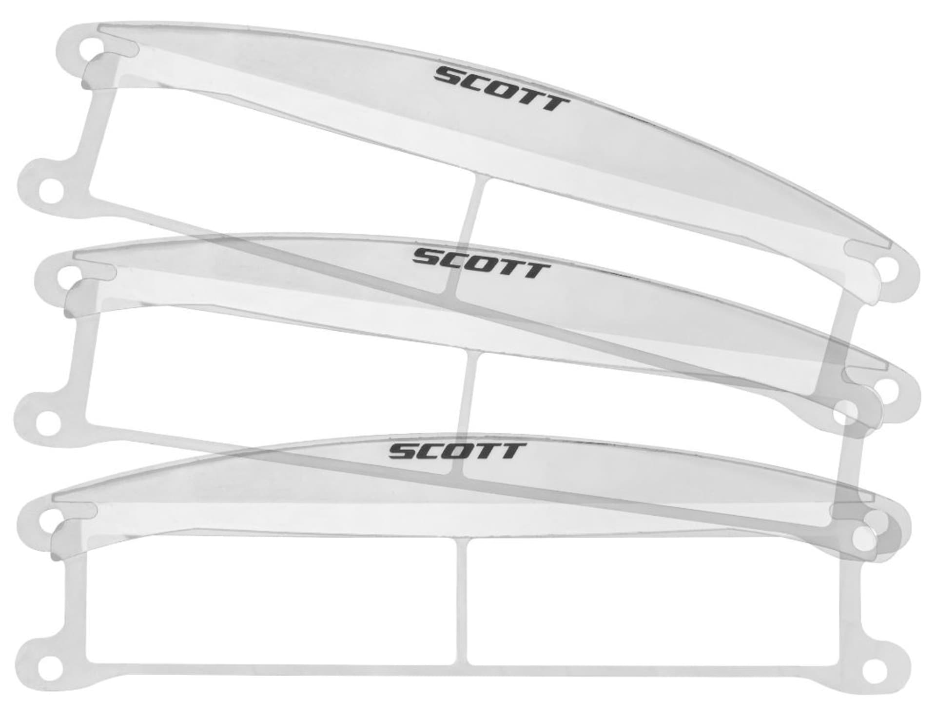 Scott WFS Antist. Grid Prospect/Fury +ST P transparent en storlek 2-Pak - Scott - Motocross Parts