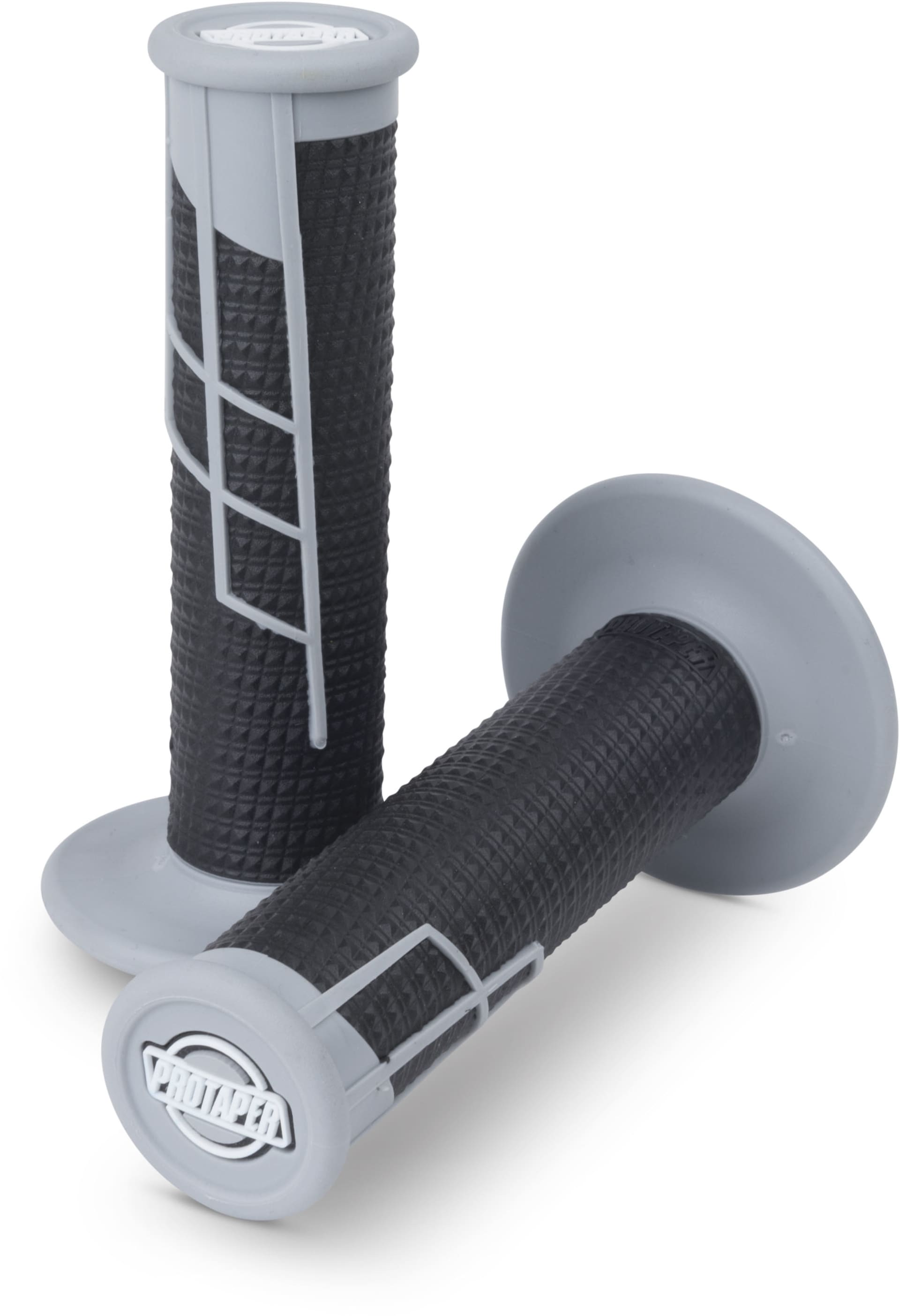 Protaper Grips Clampon 1/2 Gaufre Gris/Noir - Pro Taper - Motocross Parts
