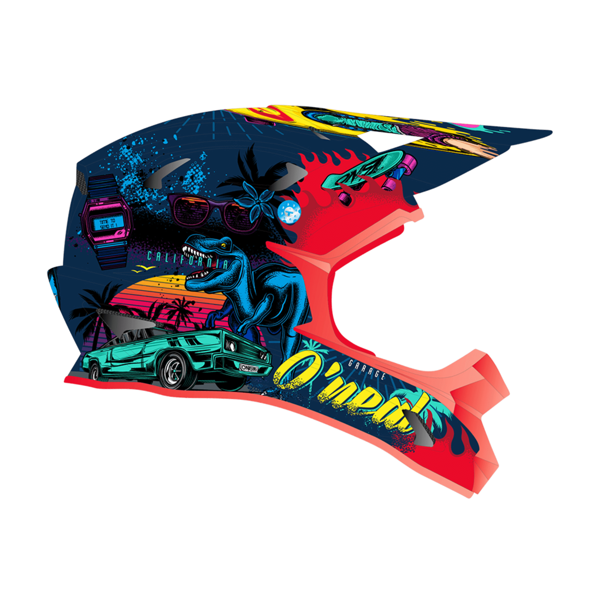 Oneal Hjälm 1-srs Junior REX Multi - O'Neal