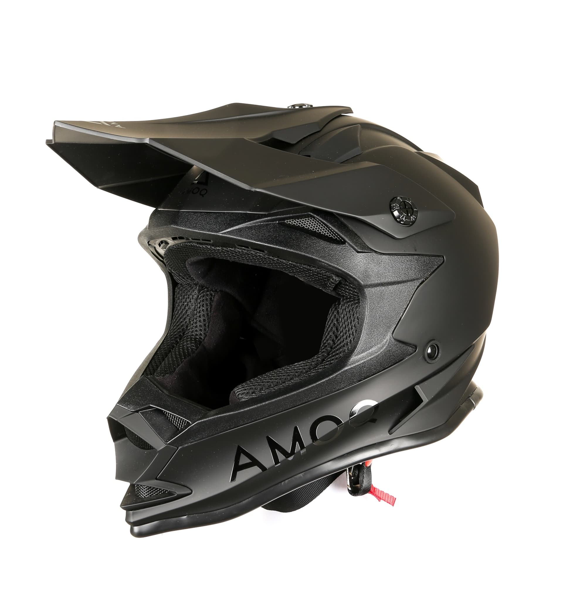 AMOQ Meteor Hjelm Ungdom Blackout - AMOQ - Motocross Parts