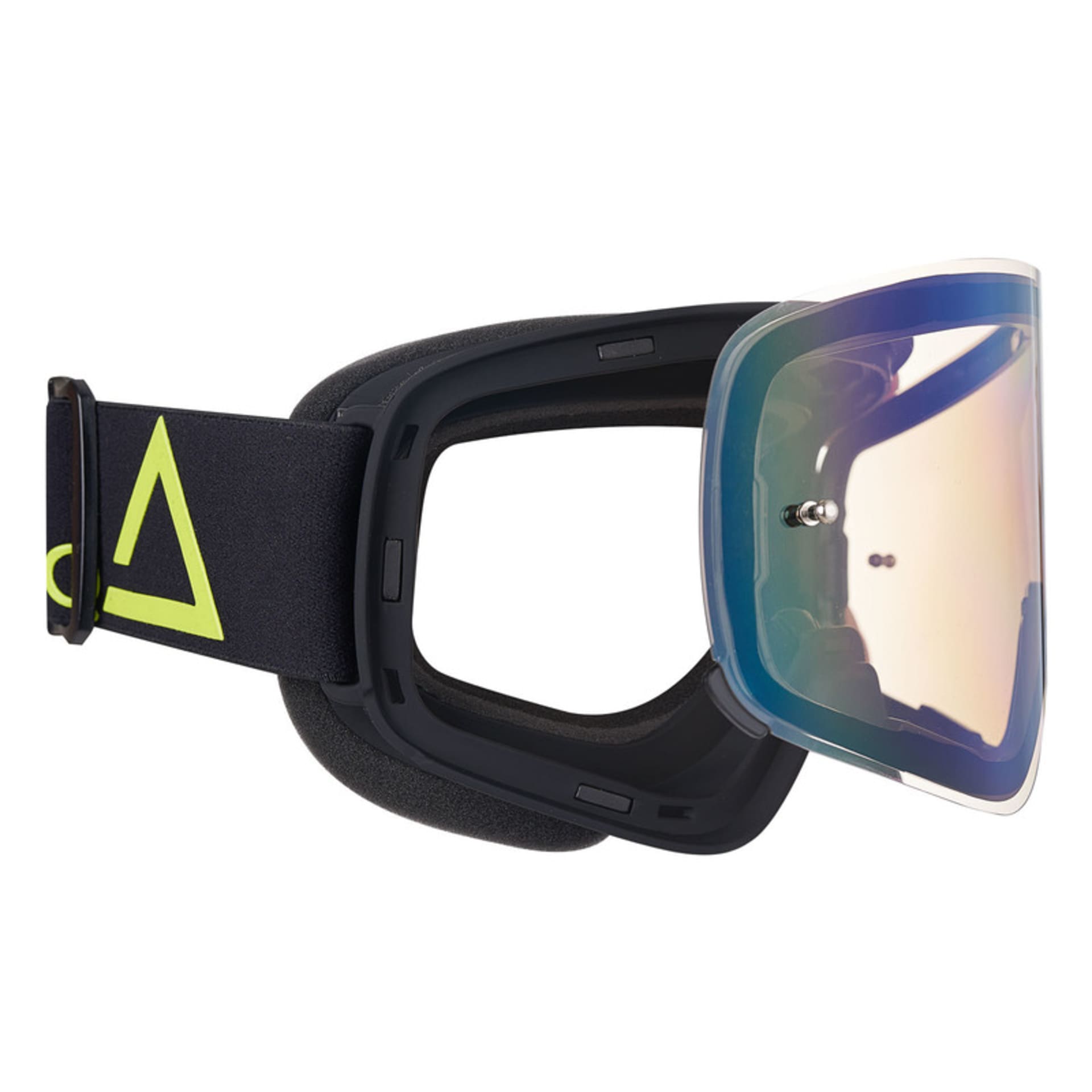 AMOQ Lunettes MX Vision Magnetic Black-HiVis - Gold Mirror - AMOQ
