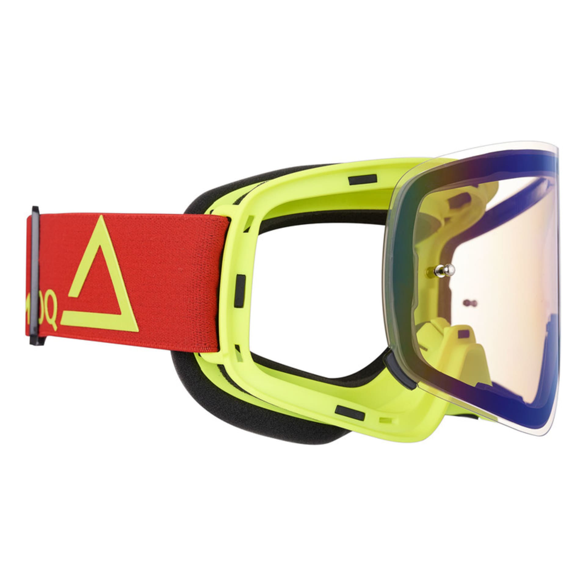 AMOQ MX Skyddsglasögon Vision Magnetic Red-HiVis - Guldspegel - AMOQ