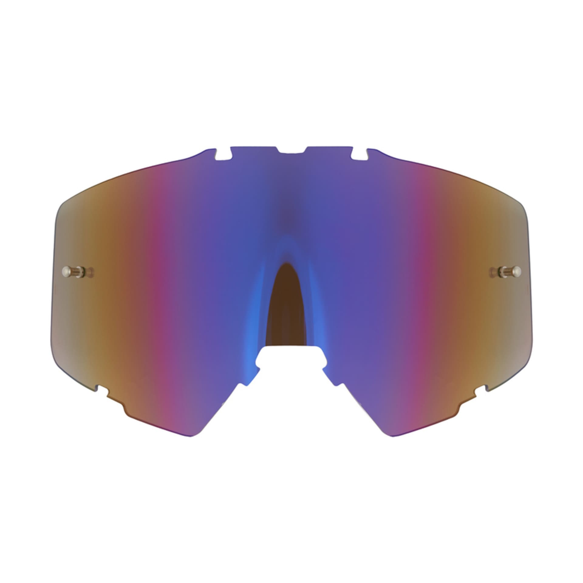 AMOQ Aster MX Single Lens - Blue Mirror - AMOQ - Motocross Parts