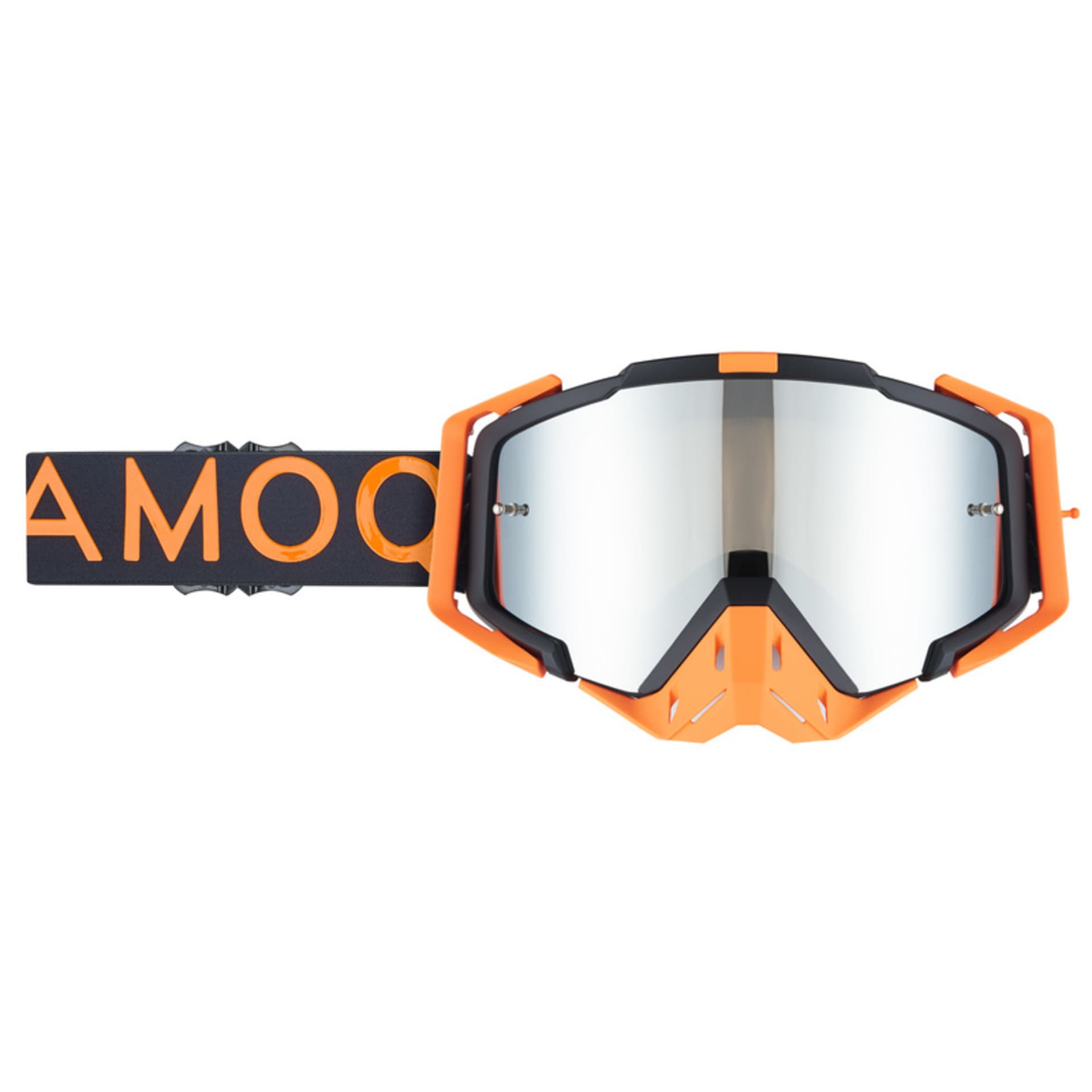 AMOQ Aster MX Schutzbrille Schwarz-Orange - AMOQ - Motocross Parts