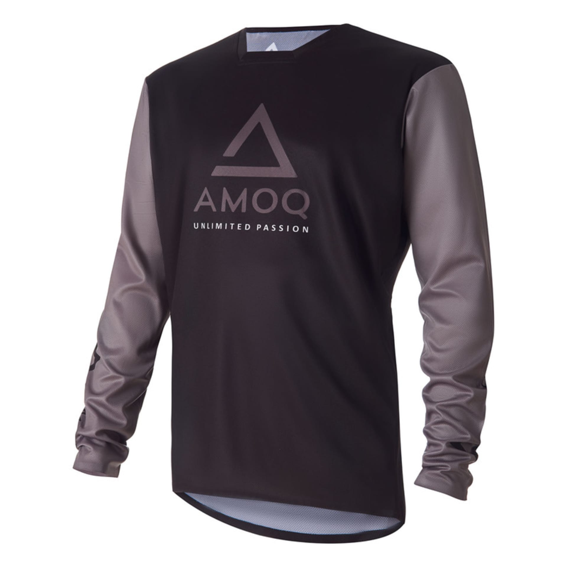 AMOQ Ascent Comp Jersey Black/Grey - AMOQ - Motocross Parts