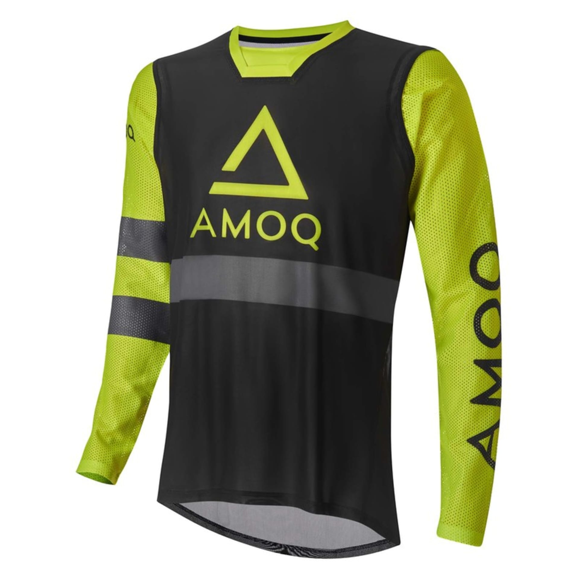 AMOQ Airline Mesh Jersey Schwarz/HiVis - AMOQ - Motocross Parts