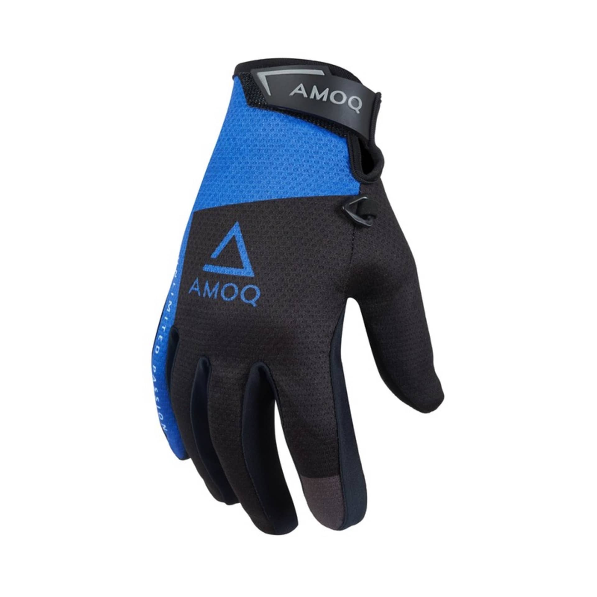 AMOQ Ascent Gloves Black/Blue - AMOQ