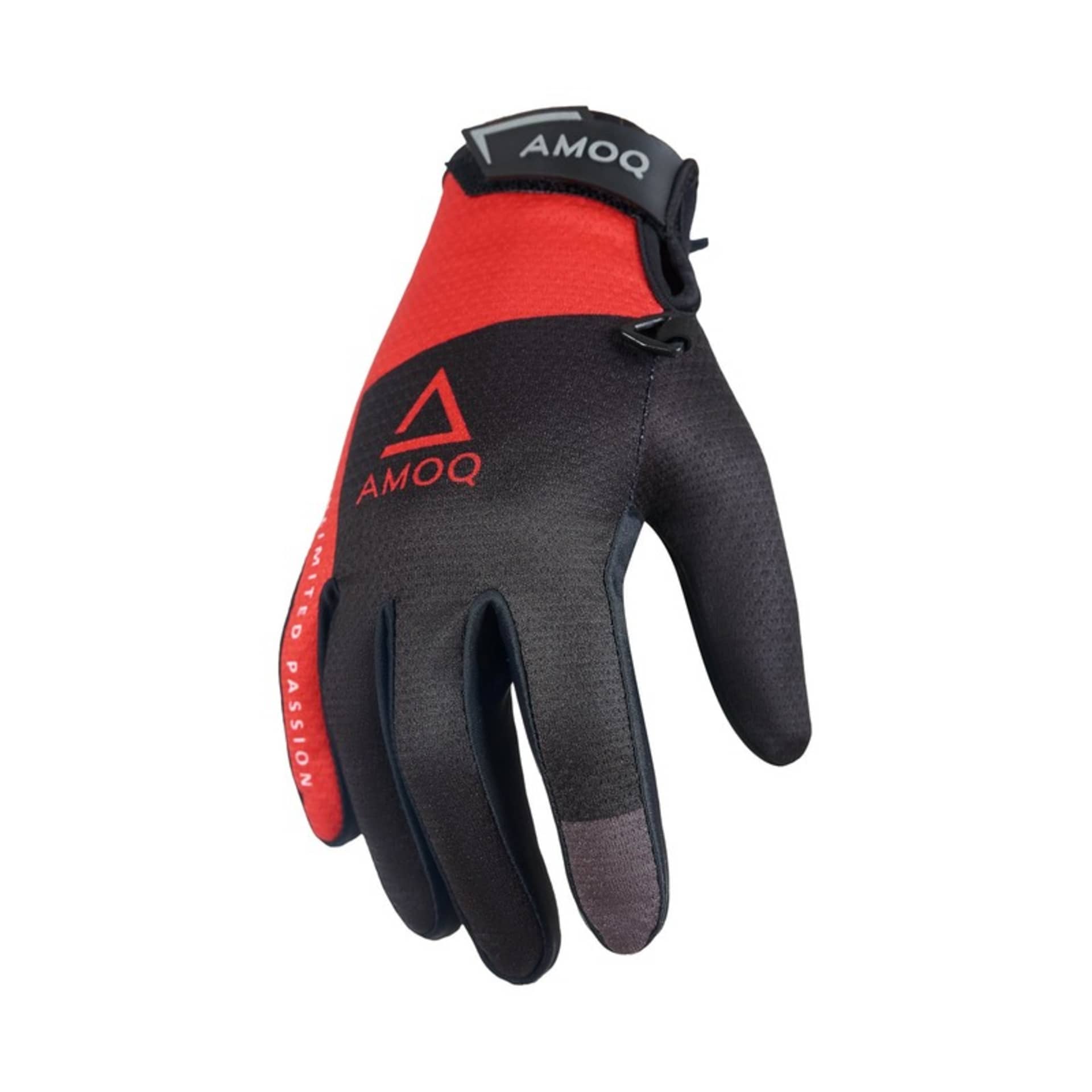AMOQ Ascent Handskar Svart/Röd - AMOQ - Motocross Parts