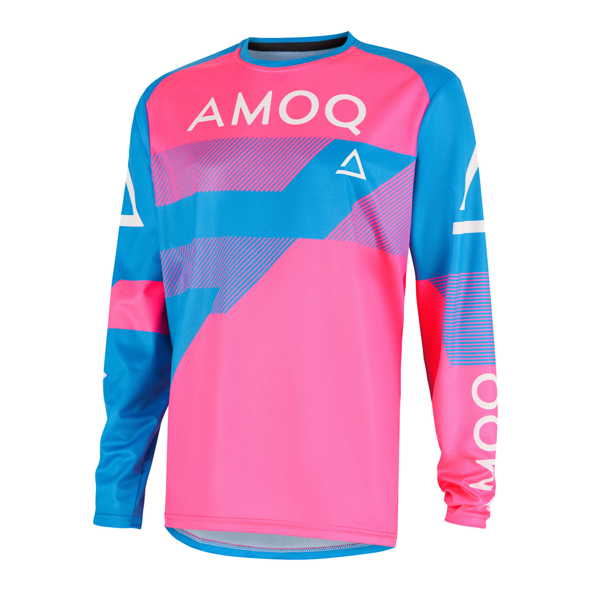 AMOQ Aufstieg Strive V2 Trikot Himmel blau-rosa - AMOQ - Motocross Parts