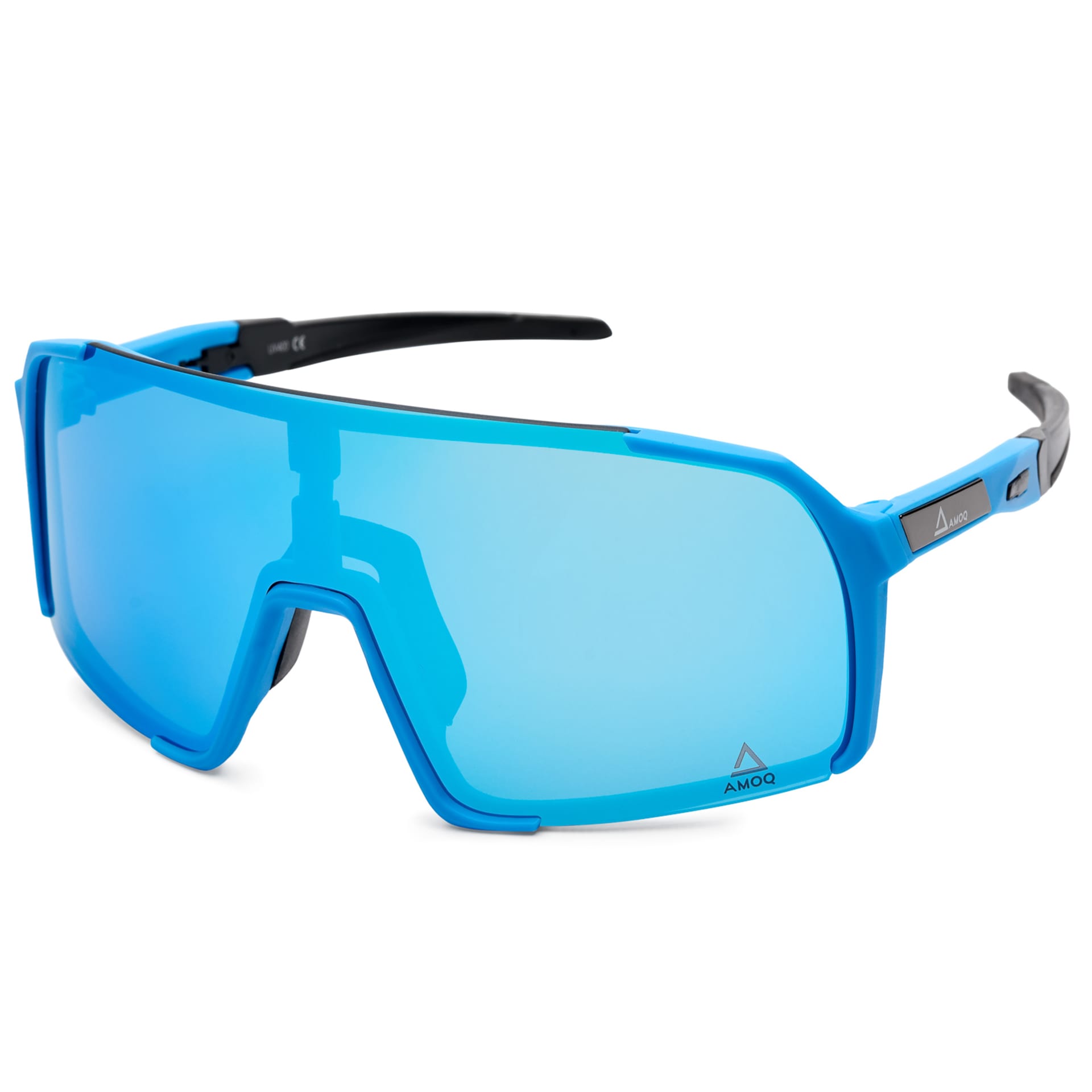 AMOQ Asteroid Sonnenbrille Navy - Eisblaues Spiegelbild - AMOQ - Motocross Parts