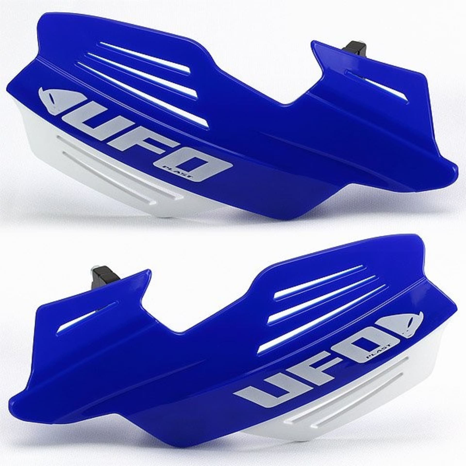 UFO Vulcan universal håndbeskytter med dobbelt indsprøjtning Blå 089 - UFO - Motocross Parts