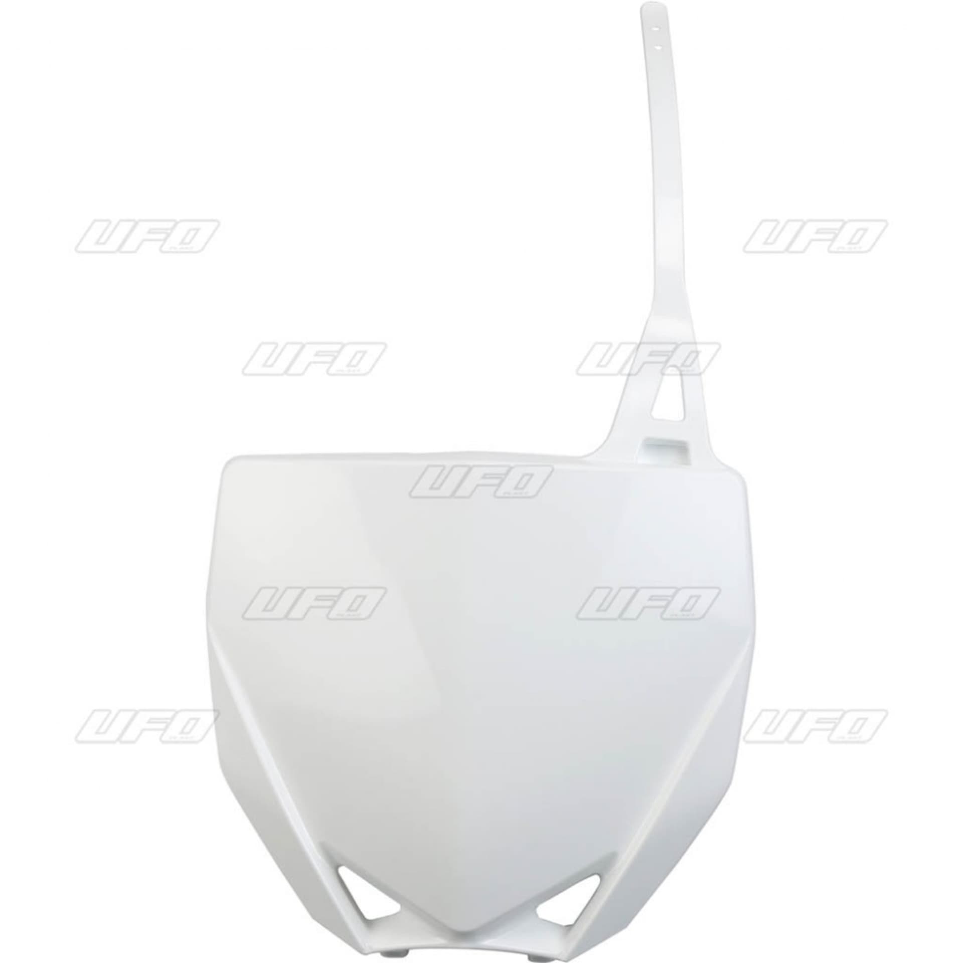 UFO Nummerplade foran YZ65 19- Hvid 046 - UFO - Motocross Parts