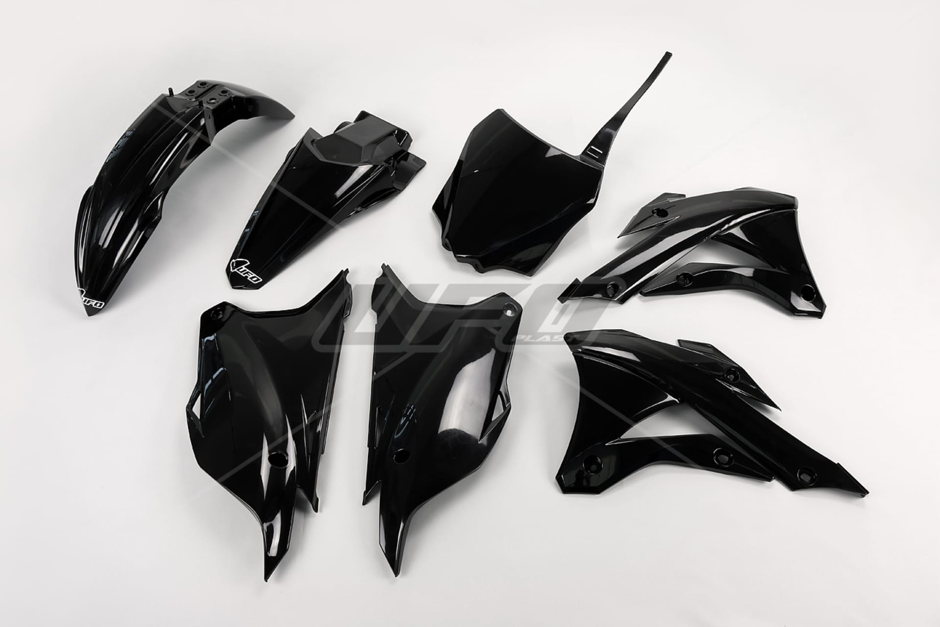 UFO Plastic kit 5-parts Black KX85 14- - UFO