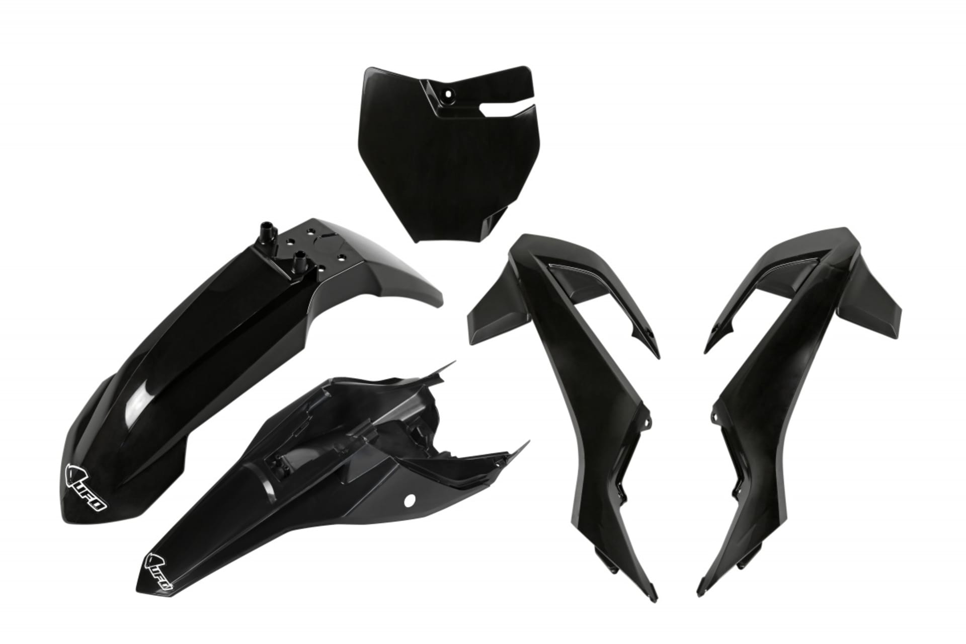 UFO Plastic kit 5-parts GasGas MC65 2021- Black 001 - UFO