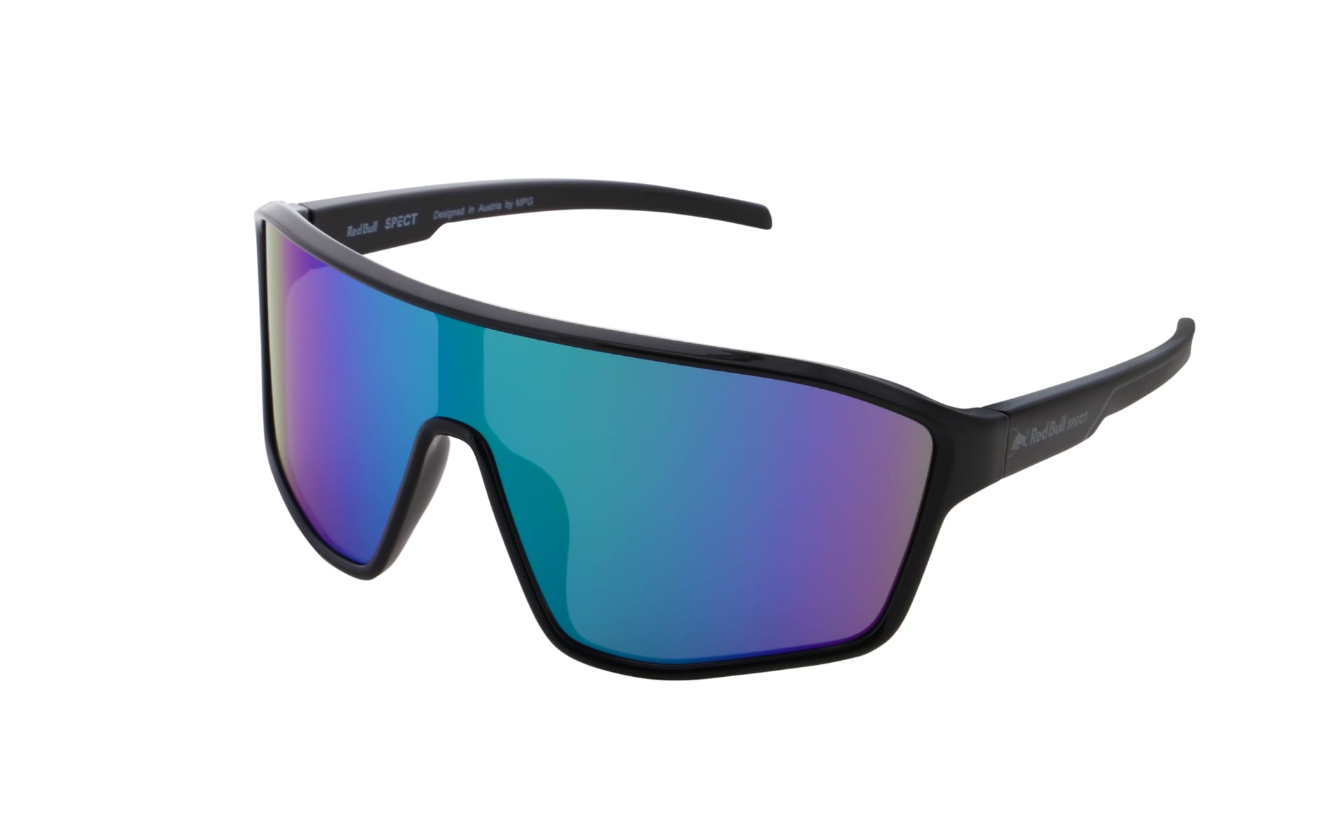 Spect Red Bull Draft Sunglasses sort røg med lilla revo - SPECT
