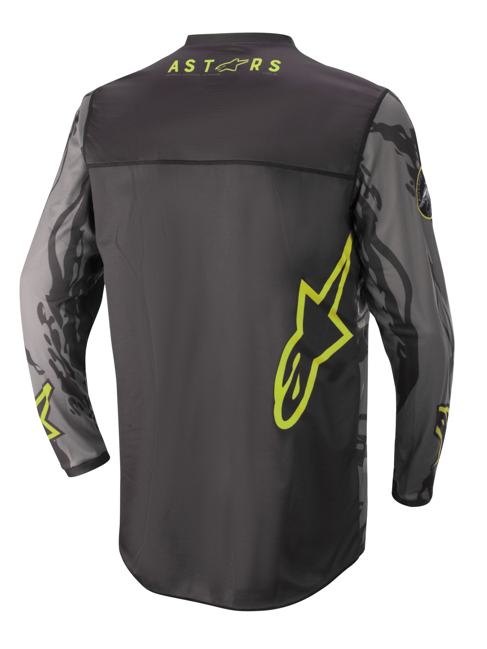 Alpinestars Jersey Racer Tactical Schwarz/Grau/Kamo Gelb - Alpinestars