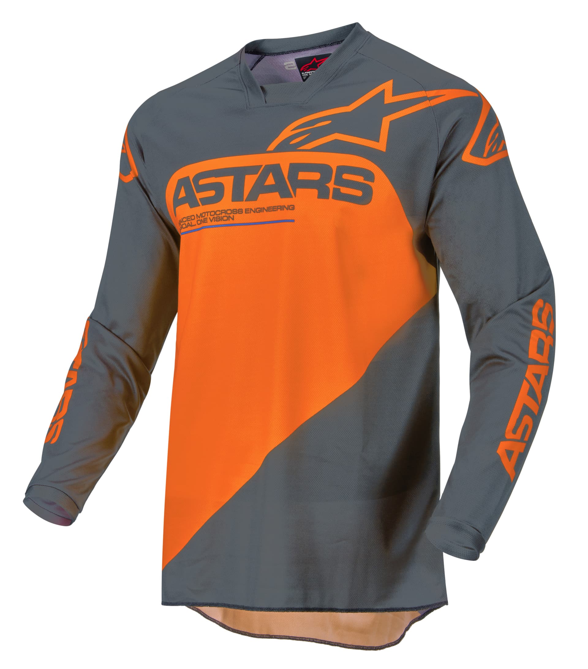 Alpinestars Jersey Racer Supermatic Gray/Orange - Alpinestars - Motocross Parts