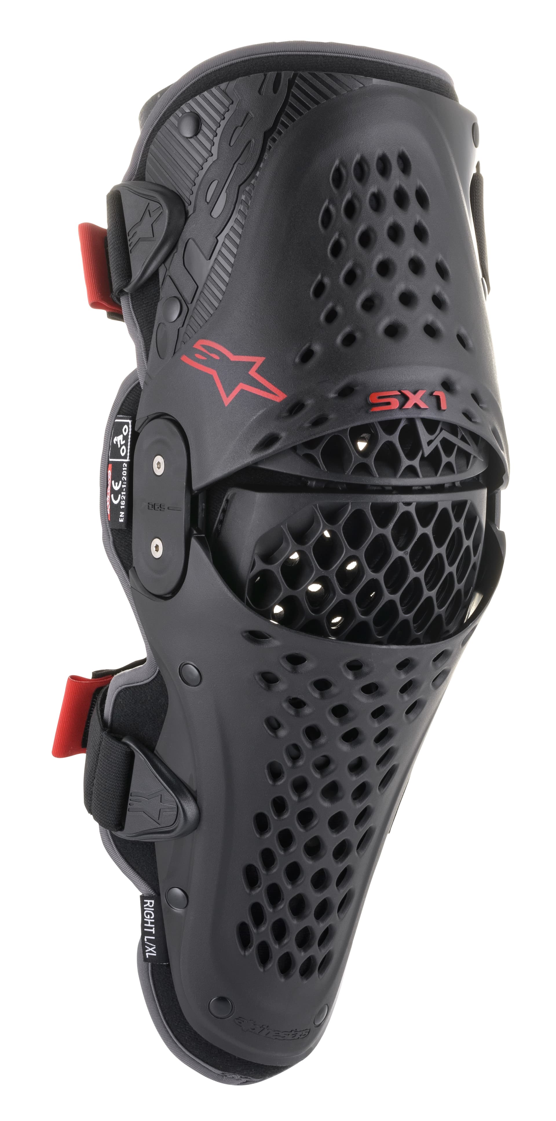 Alpinestars Knäskydd SX-1 v2 Svart - Alpinestars - Motocross Parts