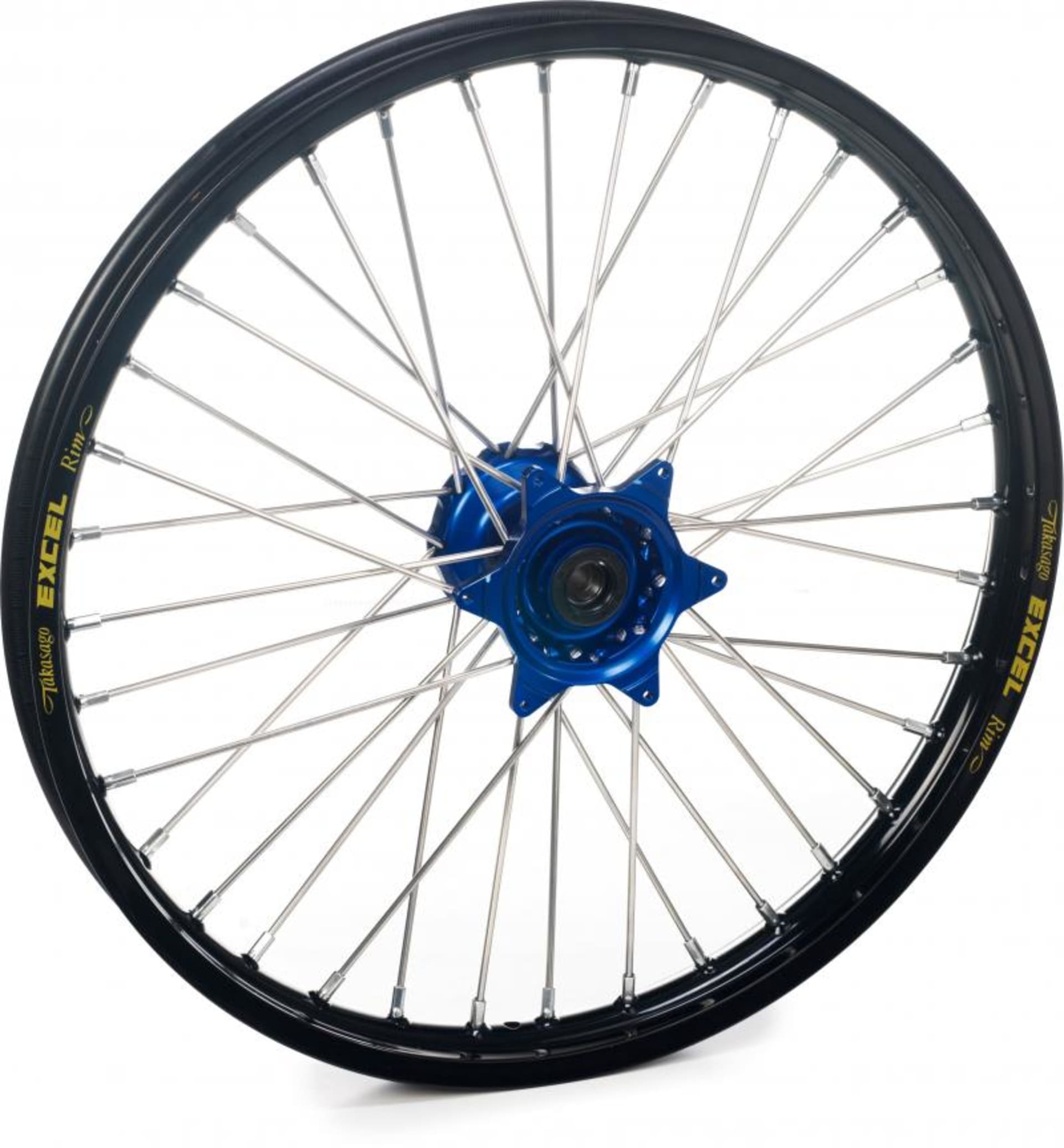 Haan Rad YZF 250/450 14- 19-2,15 SCHWARZE FELGE-BLAUE NABE - Haan Wheels - Motocross Parts
