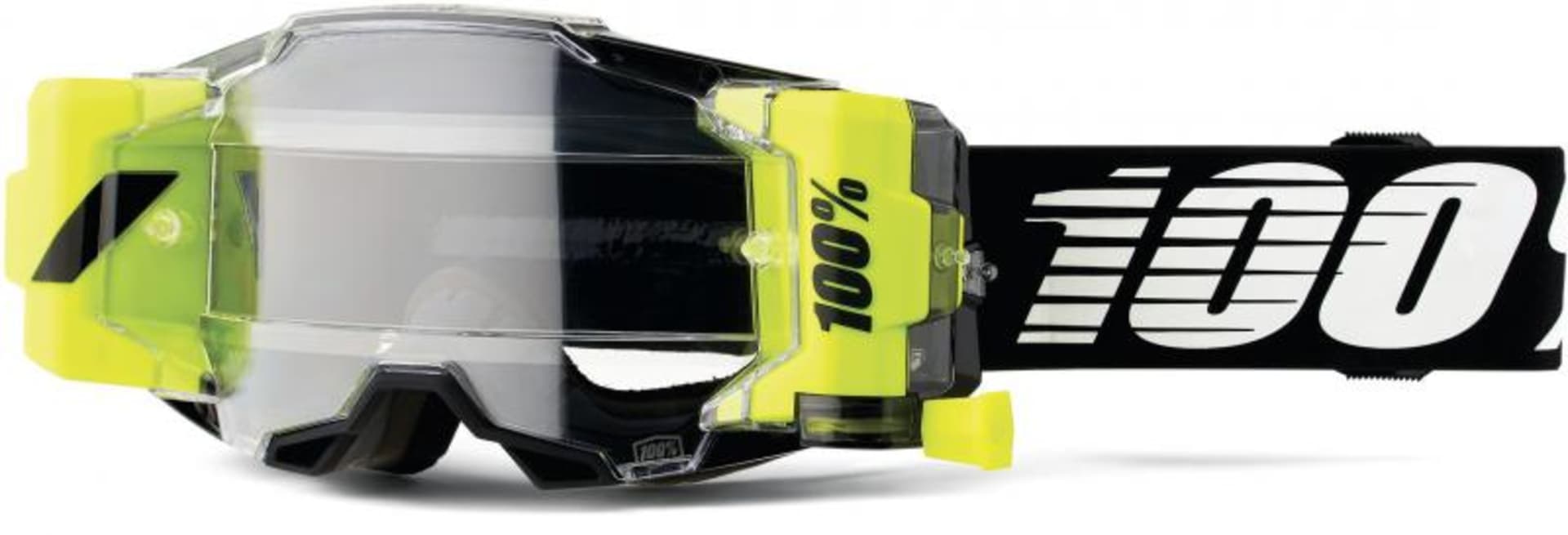 100% ARMEGA ForeCast Schwarz / CLEAR - 100% - Motocross Parts
