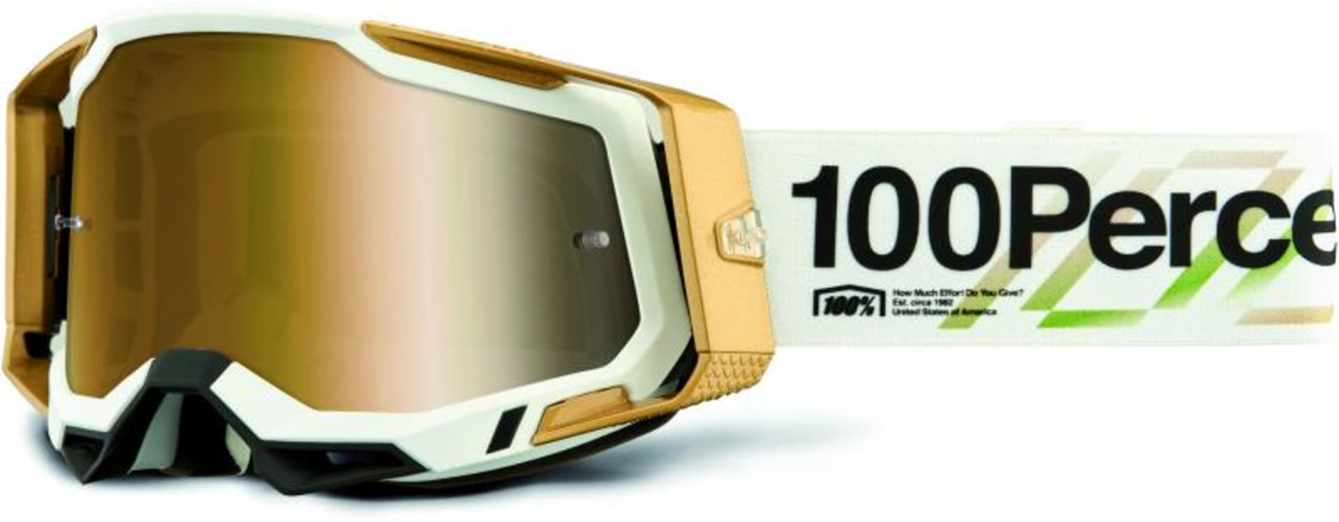 100% Racecraft 2 Nachfolge / MIRROR TRUE GOLD LENS - 100% - Motocross Parts