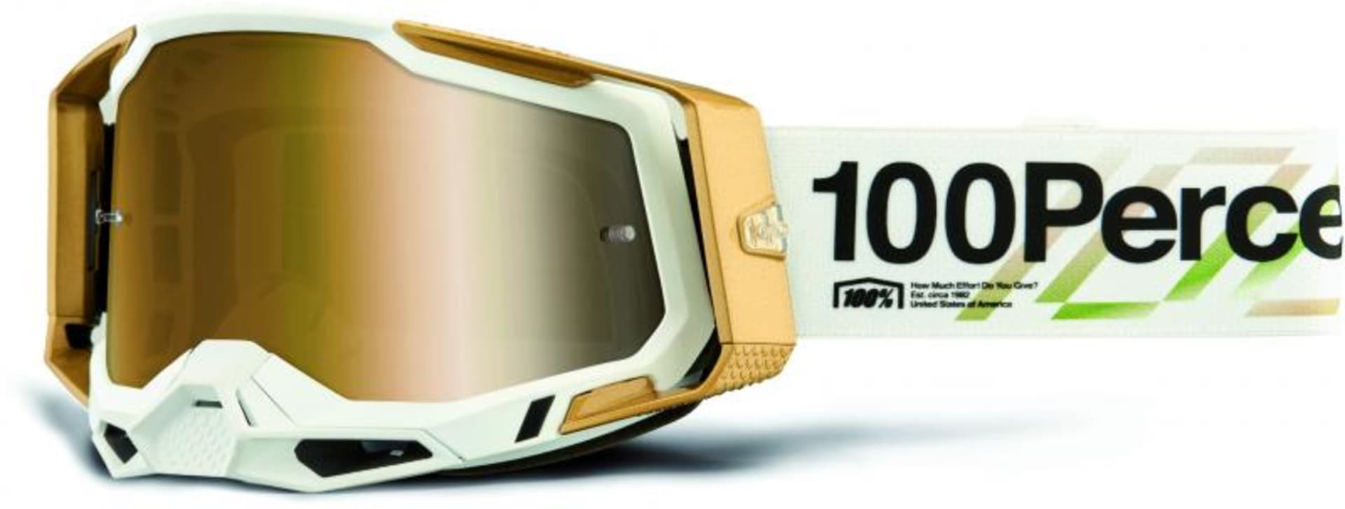 100% Racecraft 2 Nachfolge / MIRROR TRUE GOLD LENS - 100%