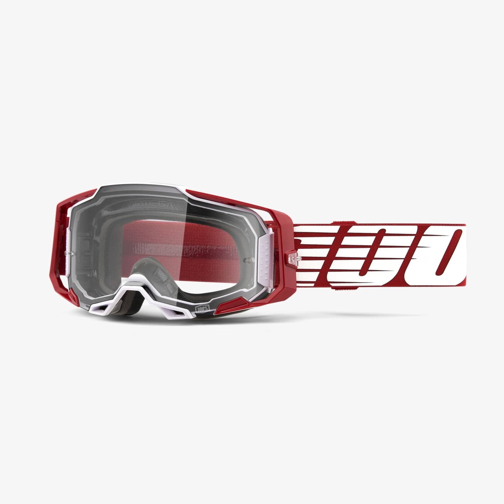 100% ARMEGA Oversized deep red / CLEAR - 100%