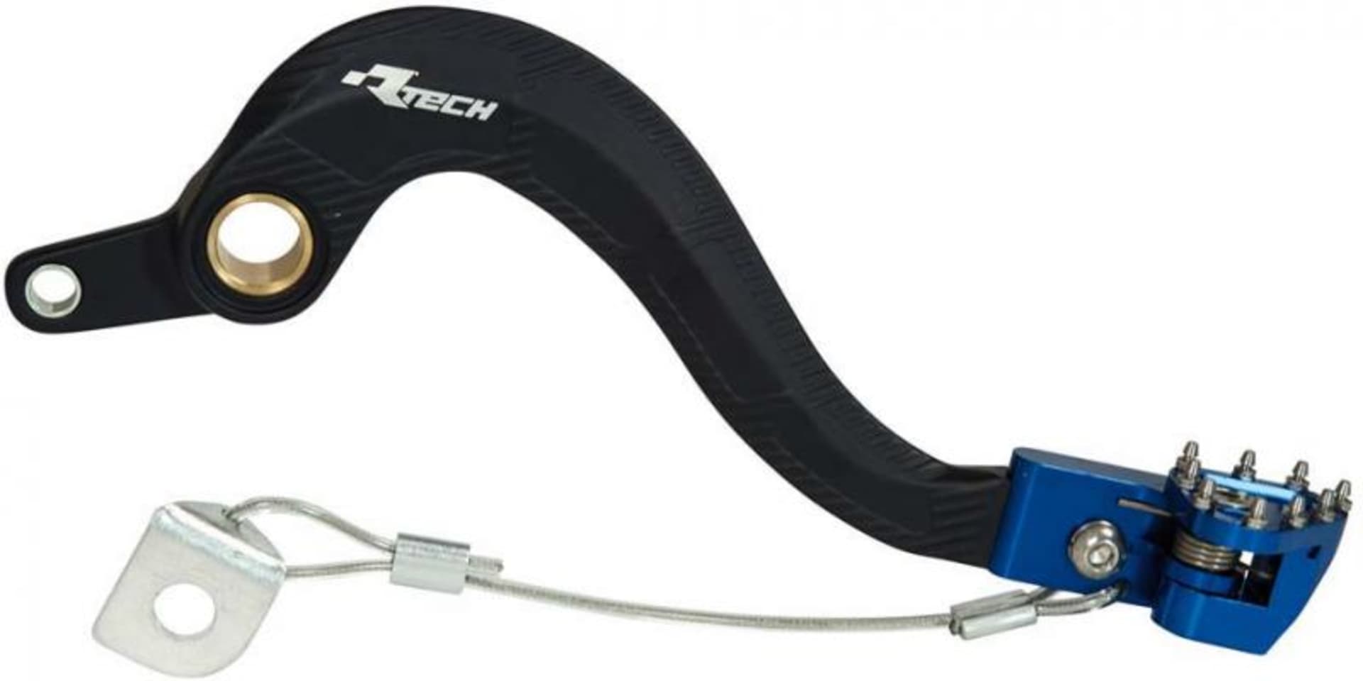 PÉDALE DE FREIN USINÉE CNC YAMAHA BLEU - Rtech - Motocross Parts