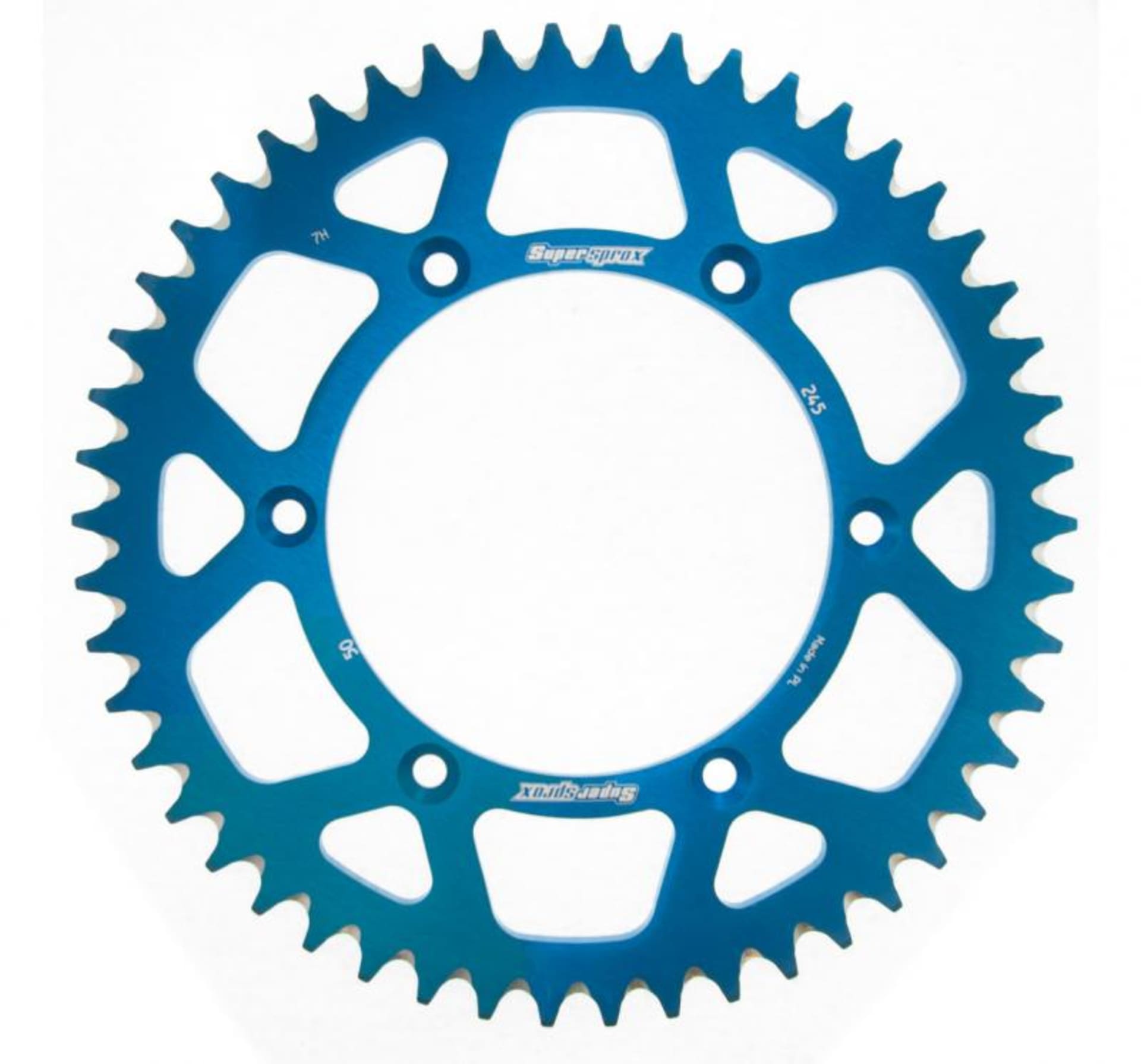 Supersprox rear wheel alu blue - YZF / YZ - Supersprox - Motocross Parts
