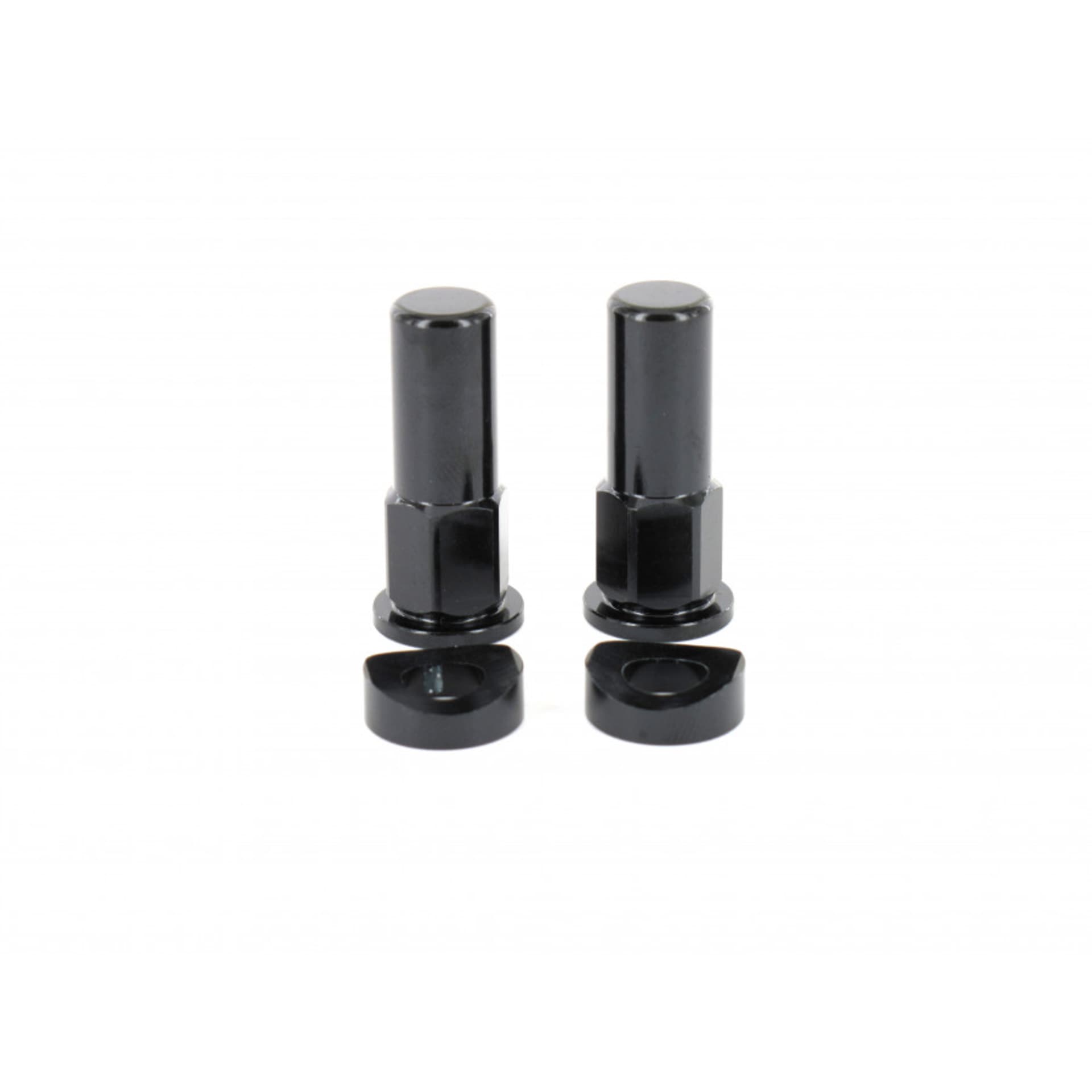 Holeshot, Felgendeckelmutter + Unterlegscheibe, SCHWARZ - Holeshot - Motocross Parts