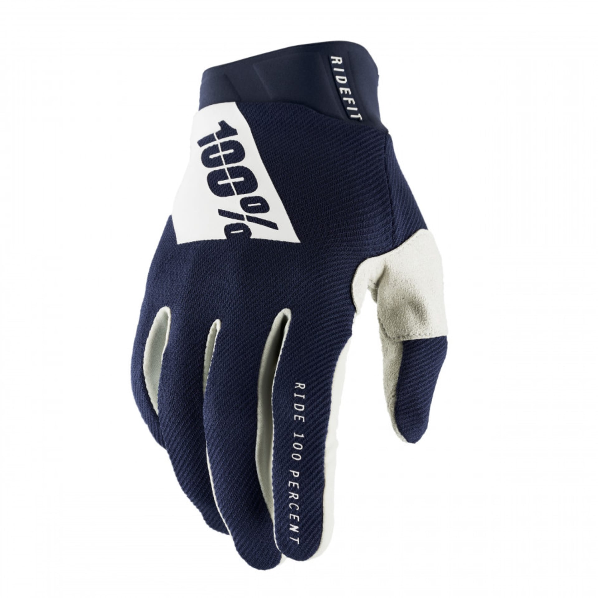 100% Gants Ridefit - Bleu/Blanc - 100% - Motocross Parts