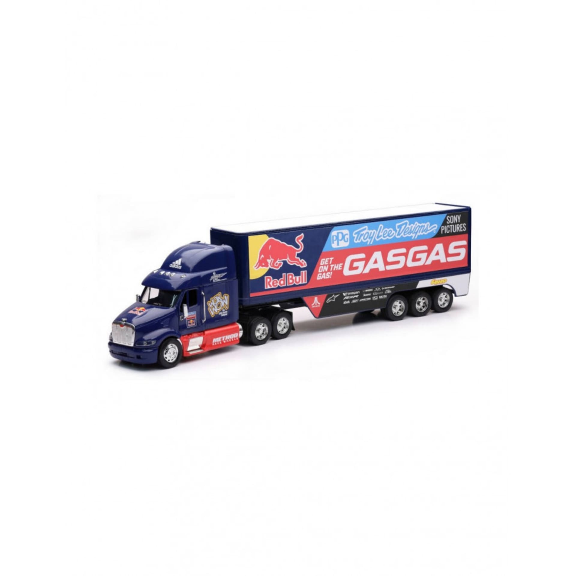 TROYLEE DESIGNS RedBull GASGAS Factory Team Truck leksakslastbil - New-Ray - Motocross Parts