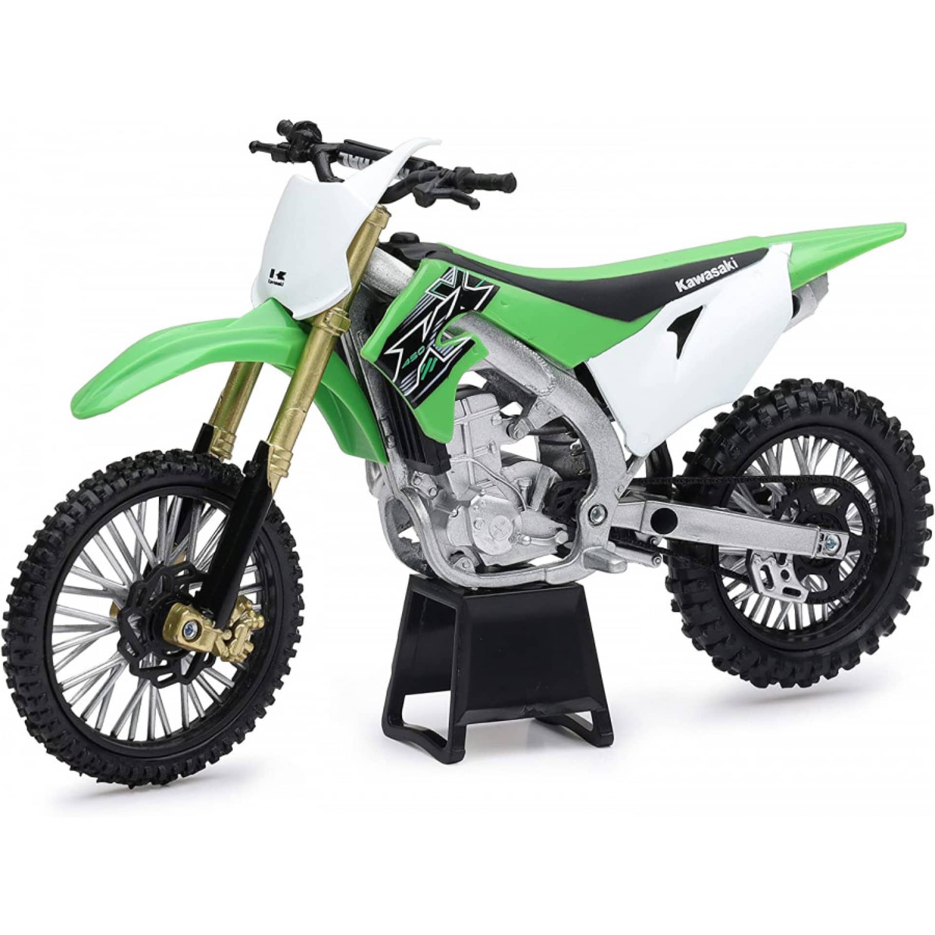 Kawasaki KX450 1:12 legetøjscrosser - New-Ray - Motocross Parts