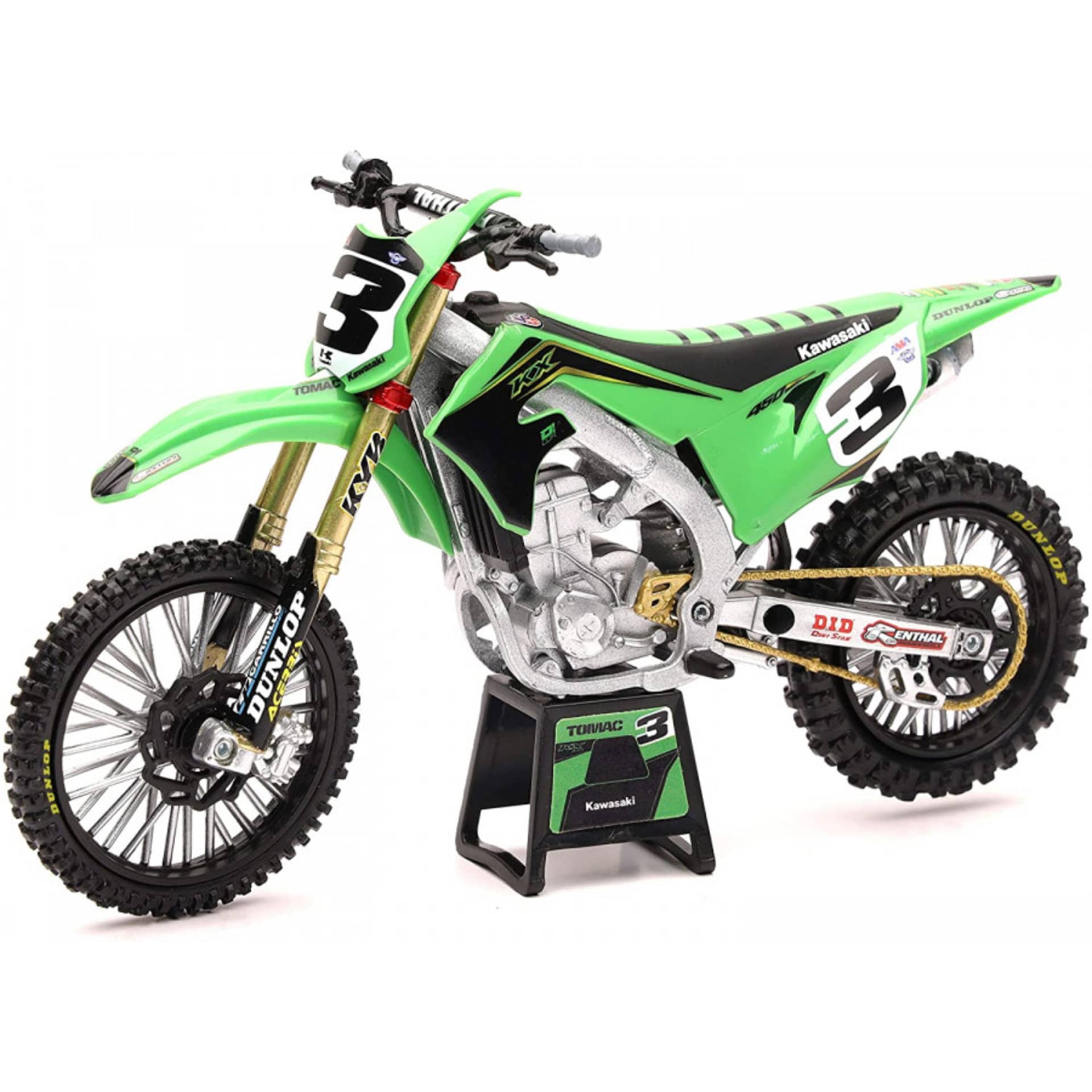 New-Ray, 1:12 Factory Kawasaki KX450 ELI TOMAC - New-Ray - Motocross Parts
