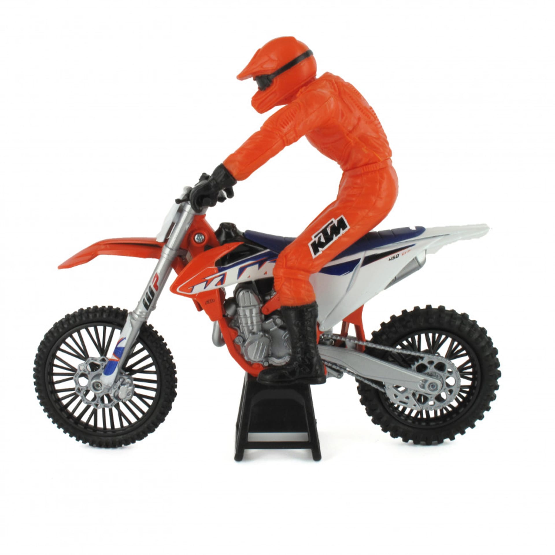 KTM 450 SX-F 1:12 leksakscrosser med förare - New-Ray