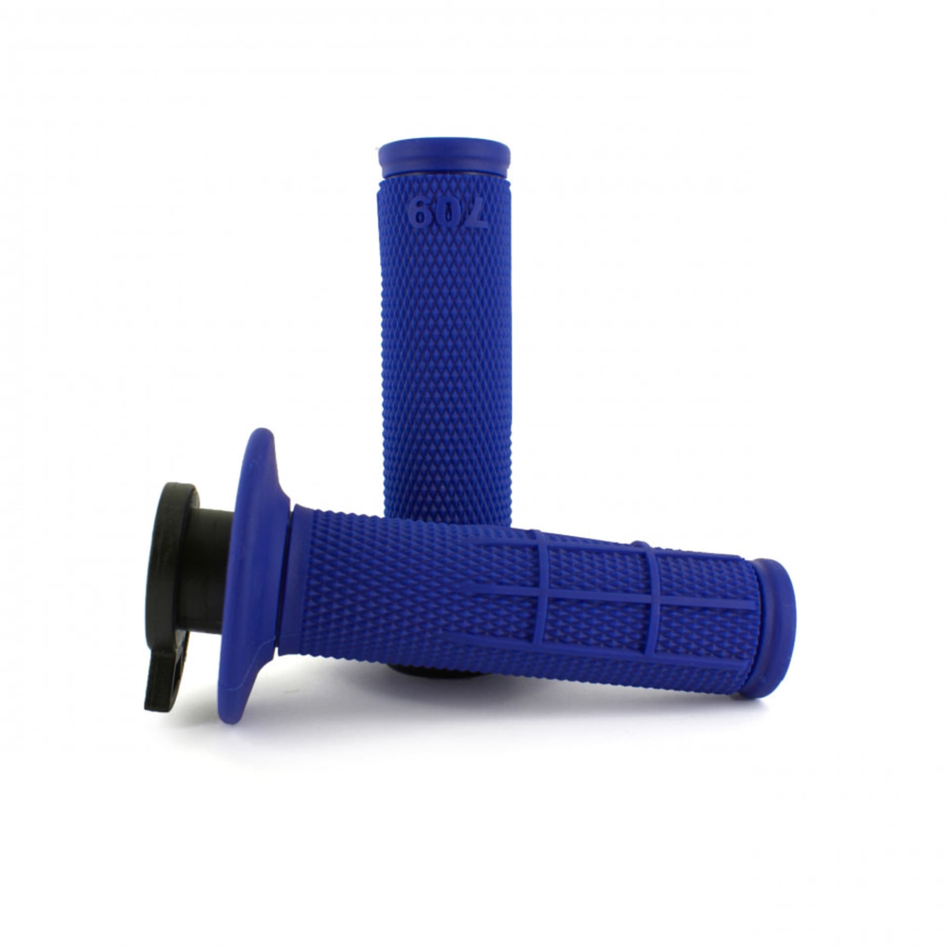 Progrip 709 Single Density Half Waffle LOCK ON GRIPS, BLAU - Progrip