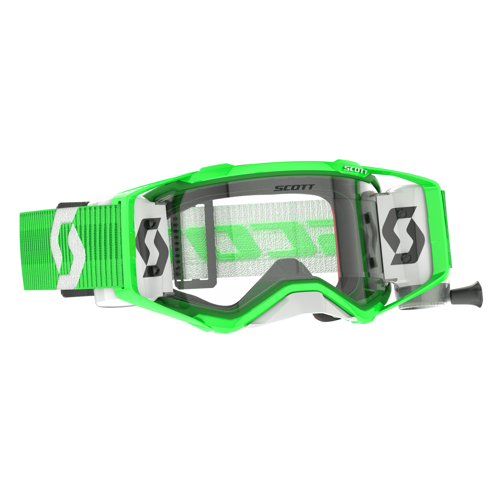 Scott Goggle MX Prospect WFS vert/blanc clear works - Scott - Motocross Parts