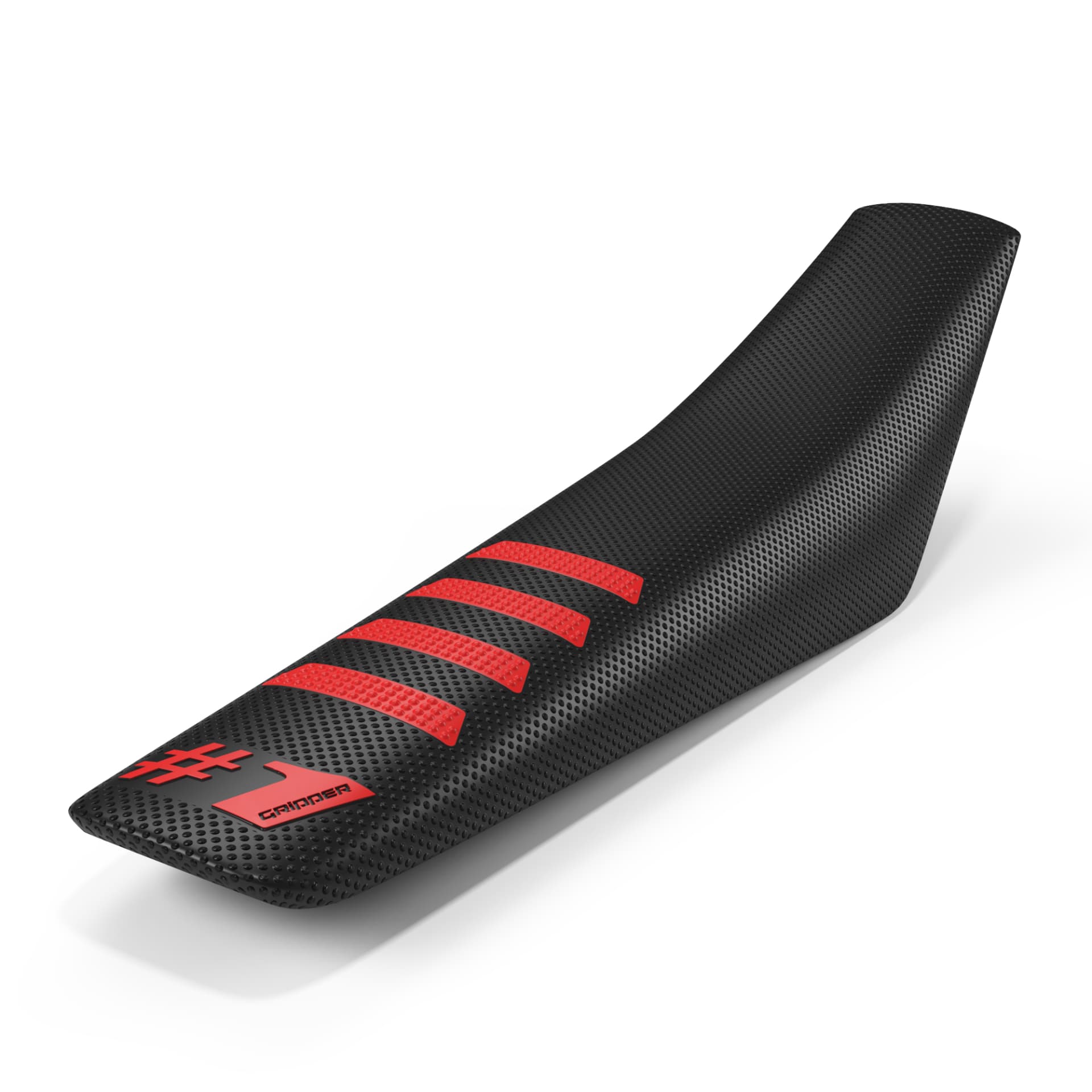 ONEGRIPPER Seat Cover - RIBBED - Black/Red - OneGripper