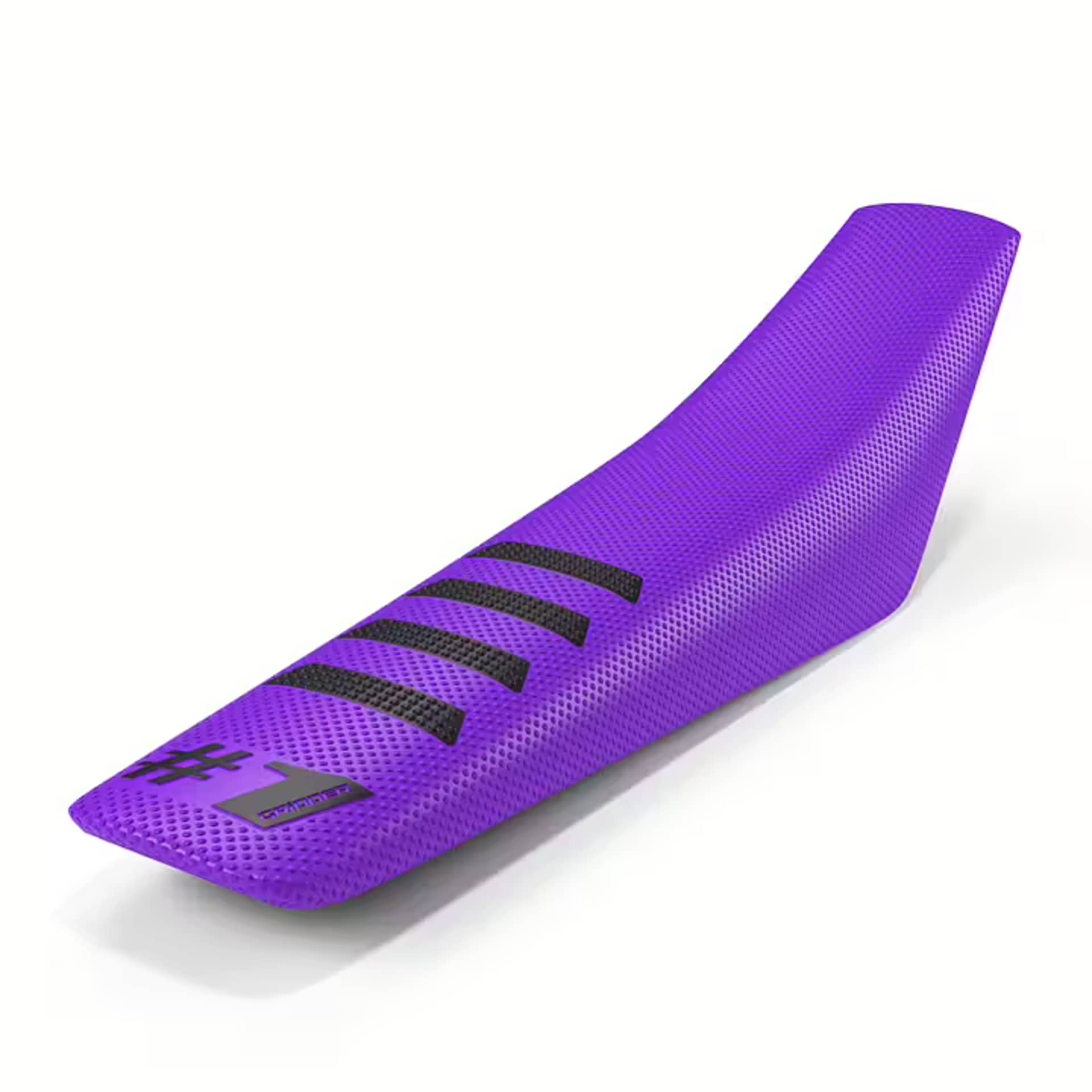 Housse de selle ONEGRIPPER - À nervures - Violet/Noir - OneGripper