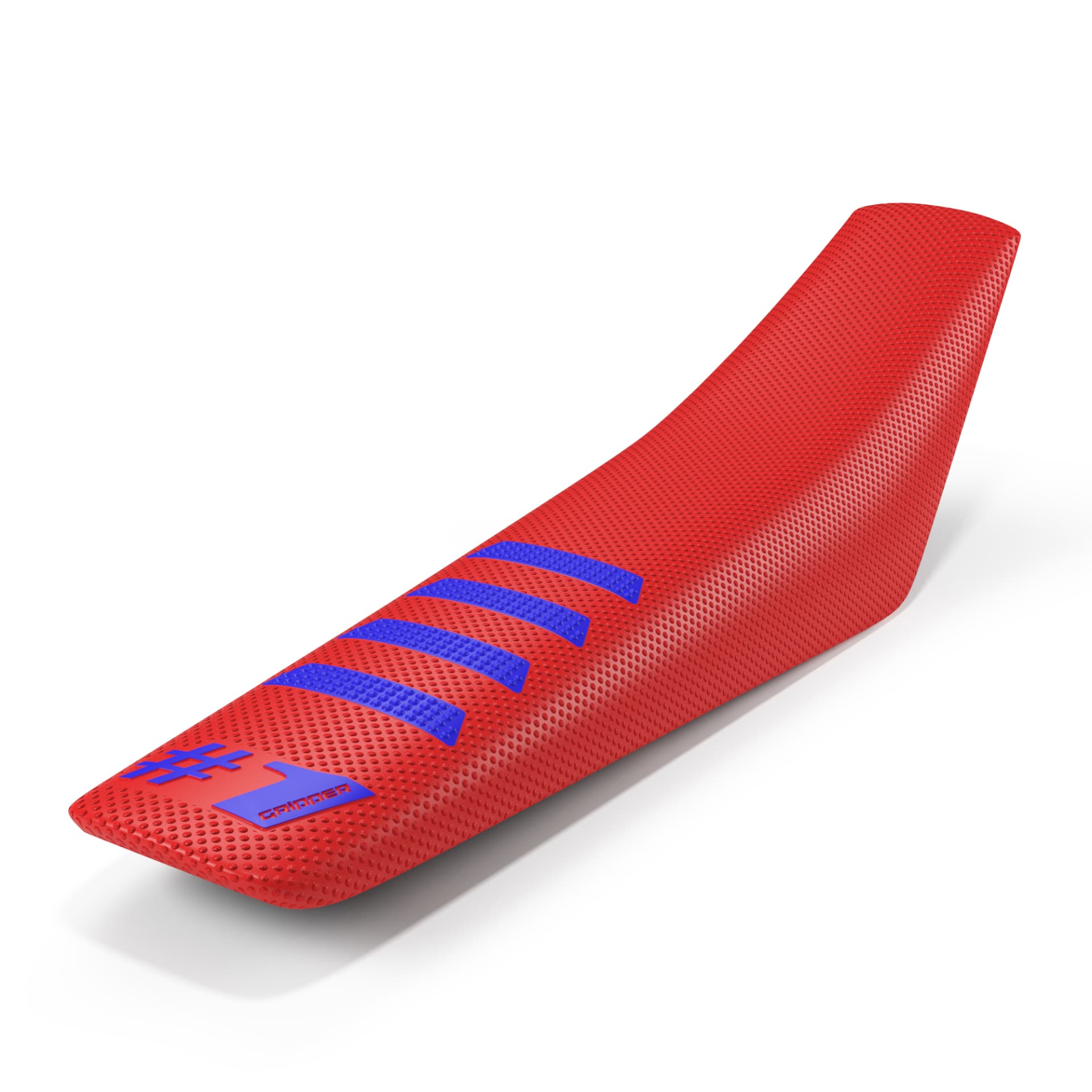 ONEGRIPPER-sätesöverdrag – RIBBED – Röd/Blå - OneGripper
