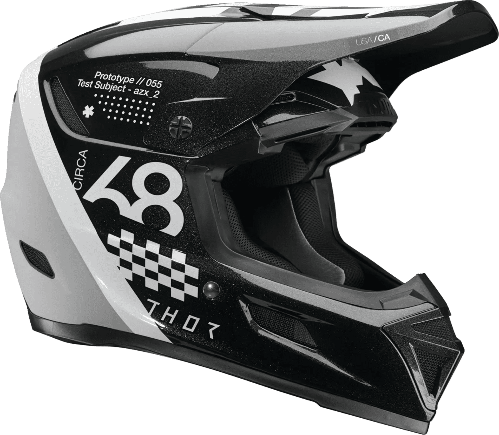 Thor Reflex Sport Riot MIPS Hjälm - Svart/Vit - Thor